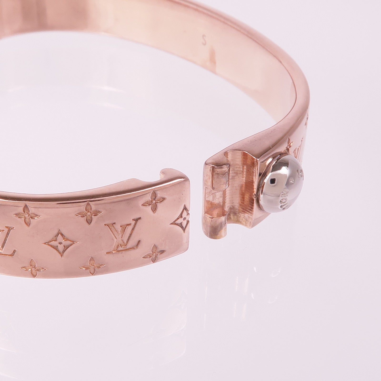 LOUIS VUITTON 金屬Nanogram Cuff手鐲