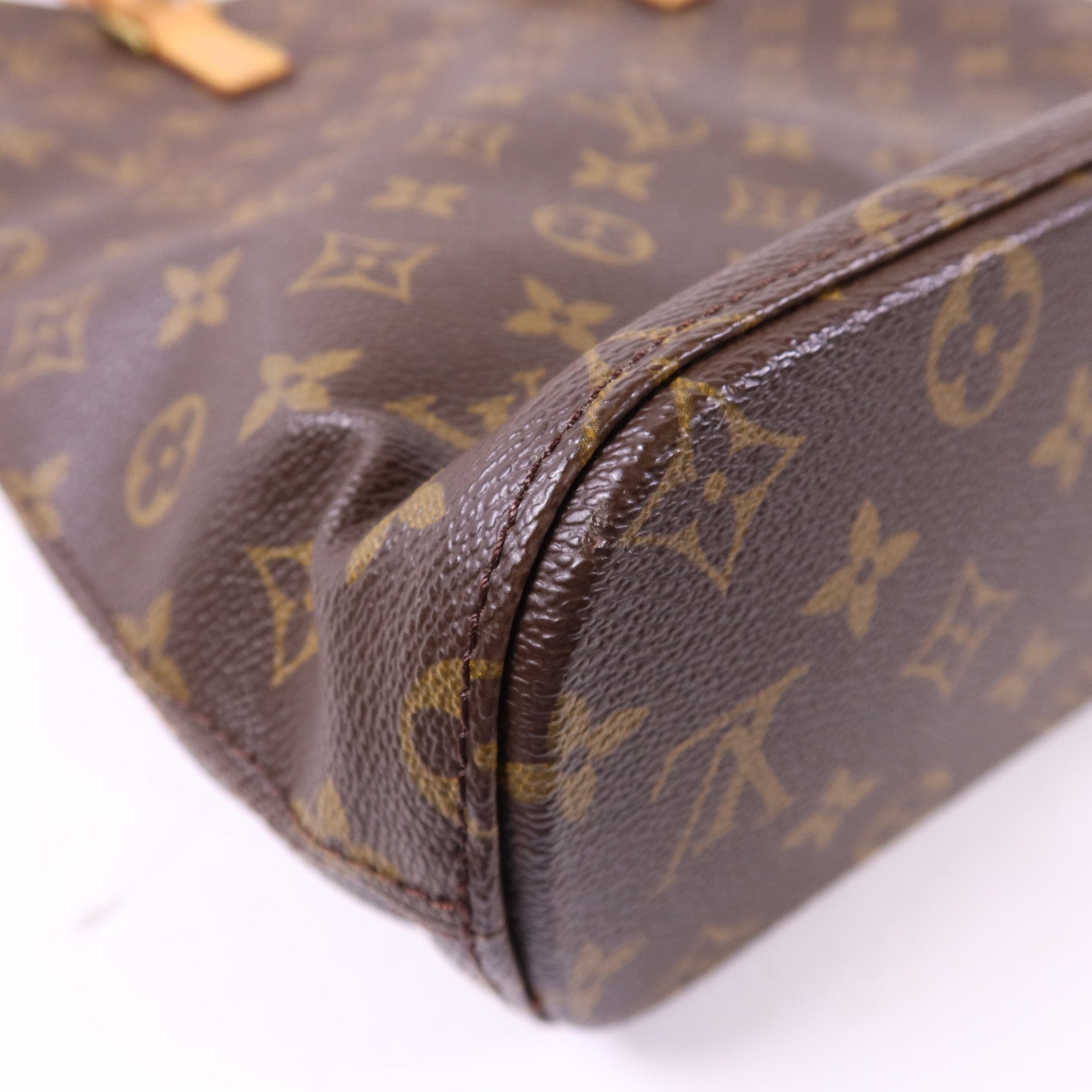 LOUIS VUITTON Monogram Vavin GM金扣肩背袋/手挽袋棕色