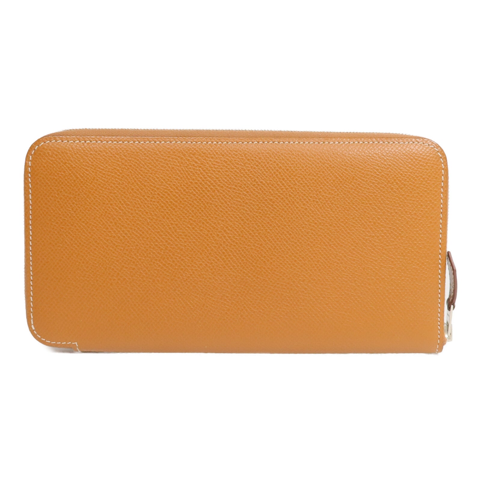 HERMES Epsom皮革Silk'In Long Wallet長錢包Gold