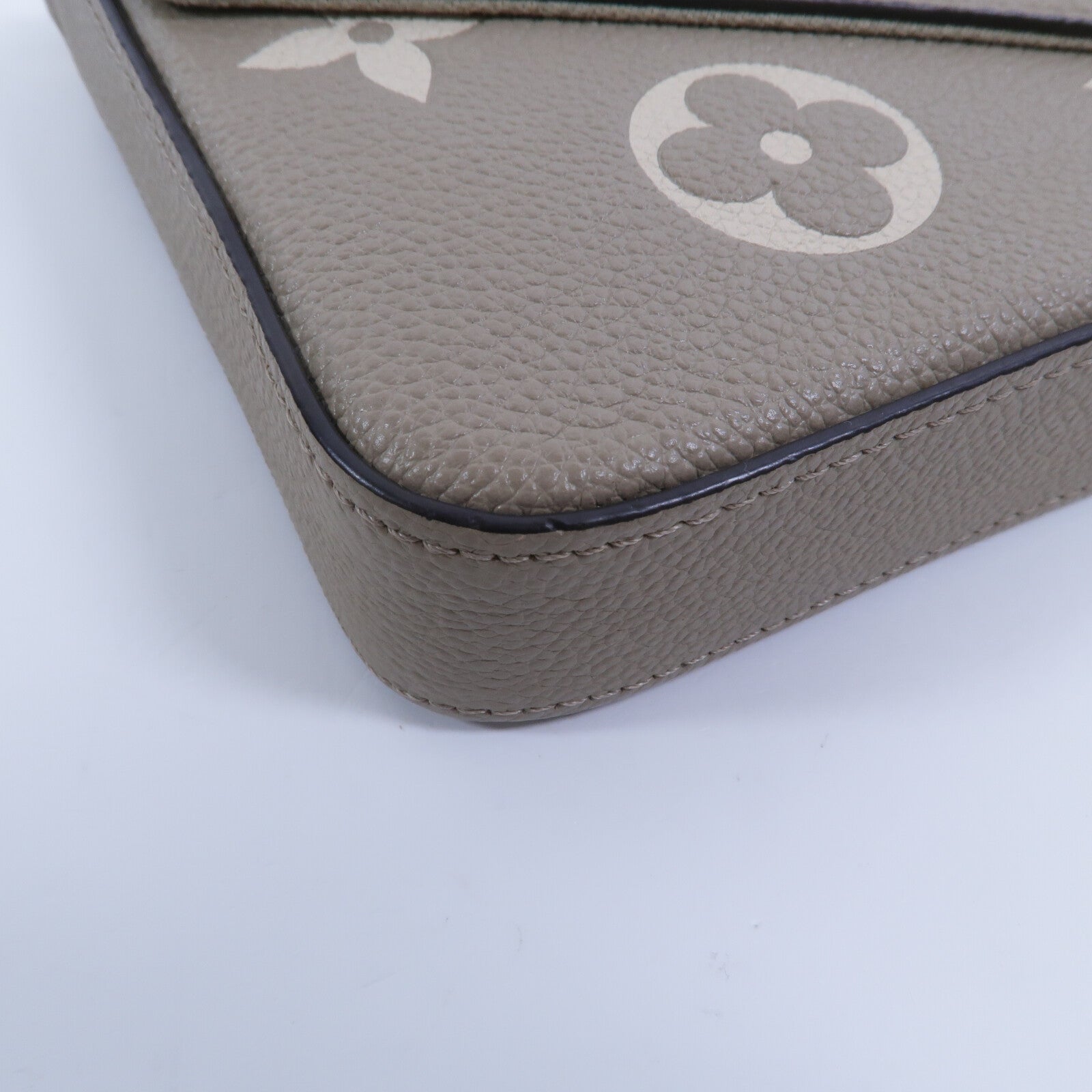 LOUIS VUITTON Monogram Empreinte Pochette Felicie鏈帶肩背袋