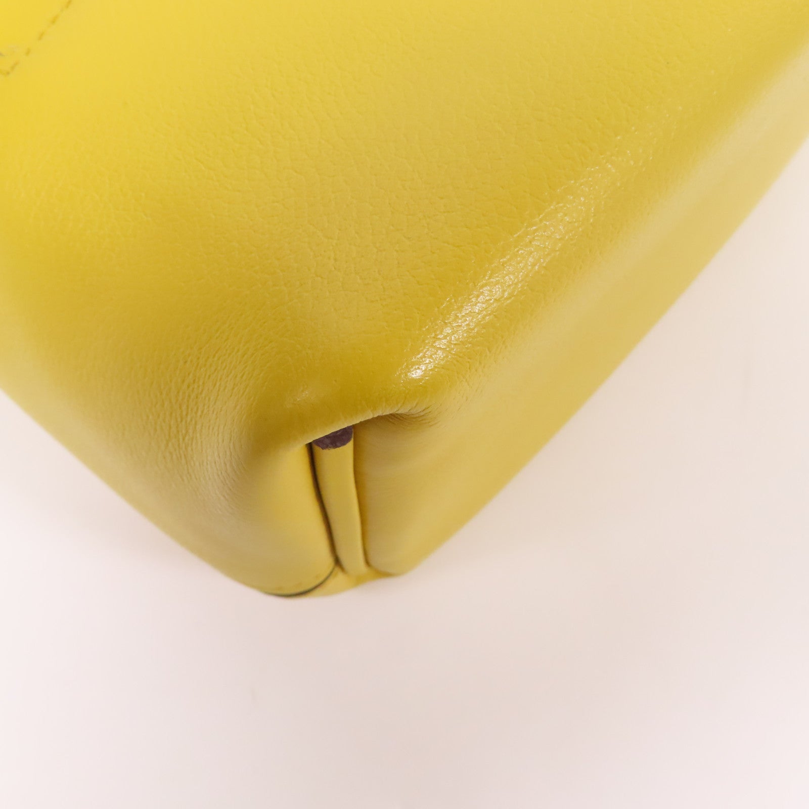 HERMES PHW 24x24 Mini 2way Shoulder Bag Evercolor Leather Sun