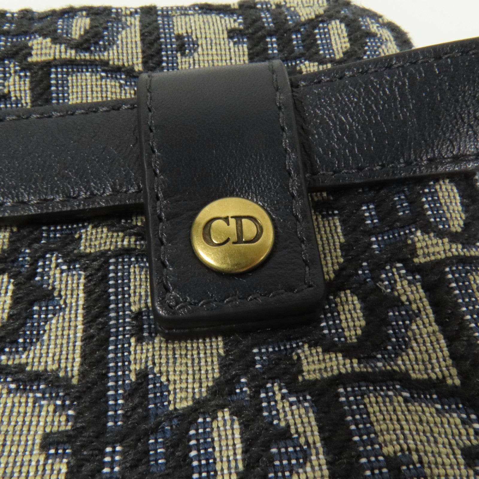 Dior 【激減優惠】帆布Oblique Belt Bag金扣腰包