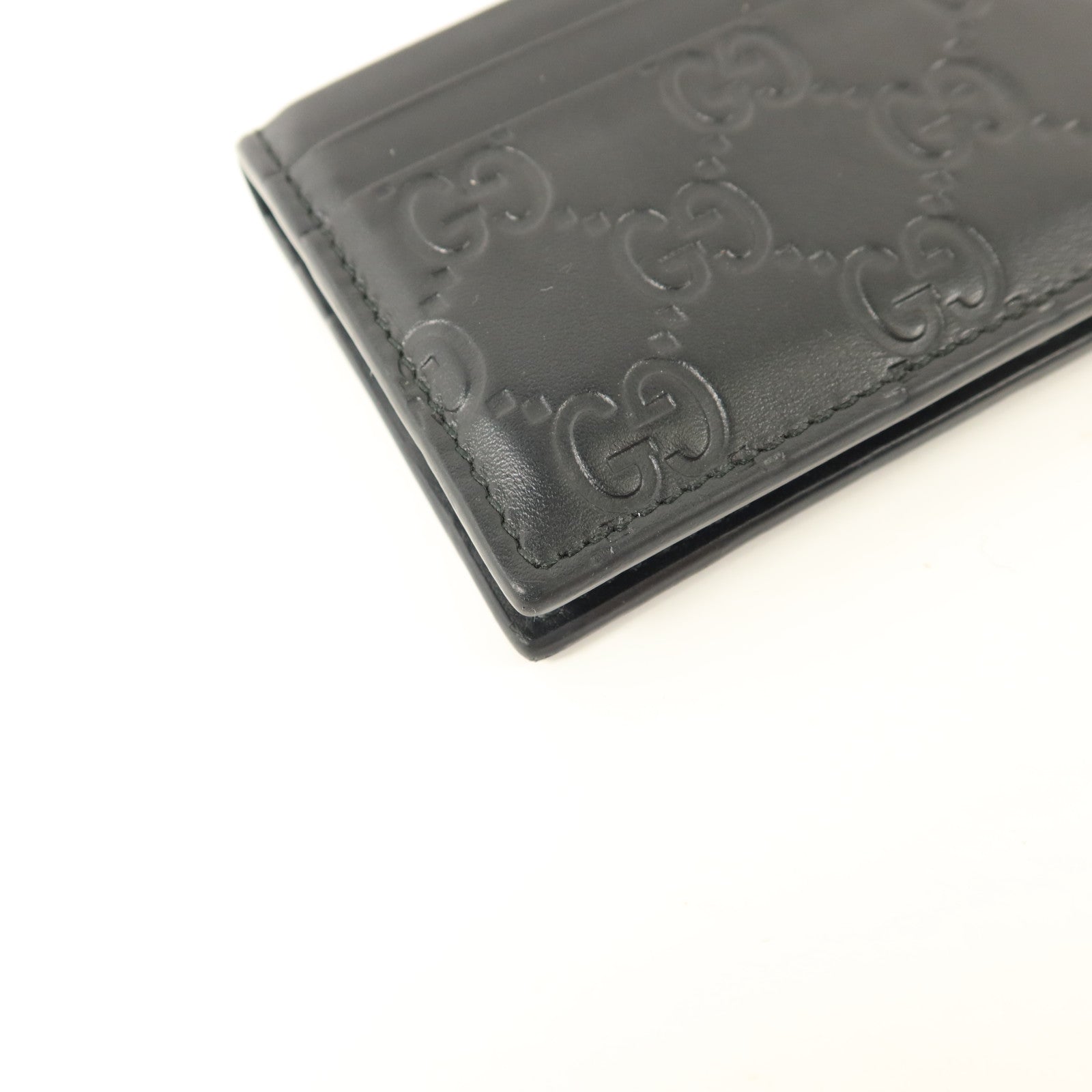 GUCCI 牛皮皮革Signature Card Case卡片套
