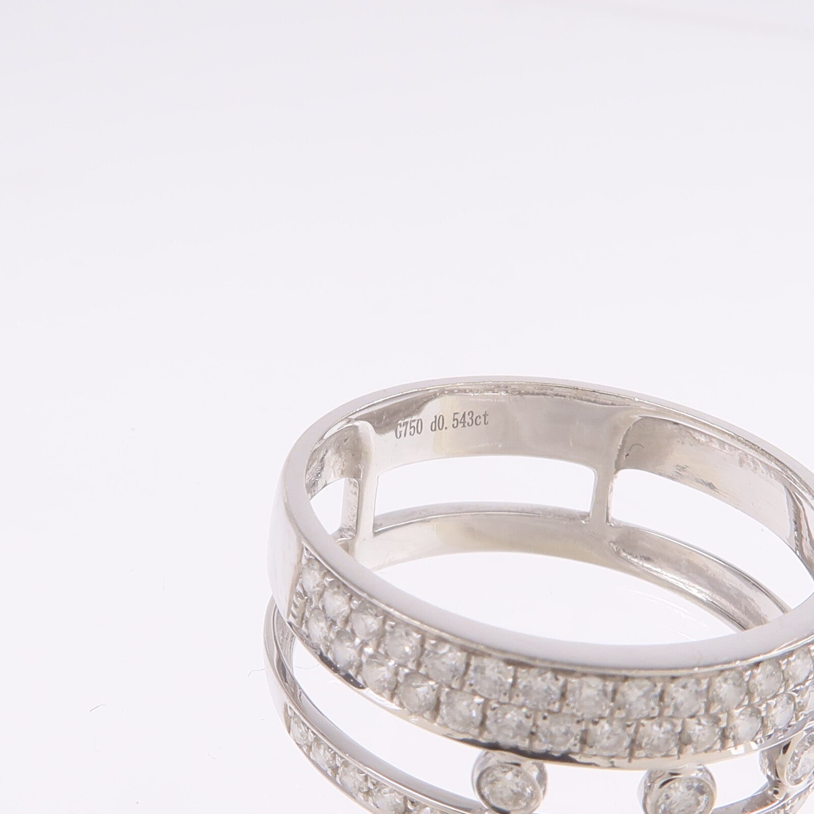 JEWELRY 18K白金Diamond Ring鑽石戒指US#6.75