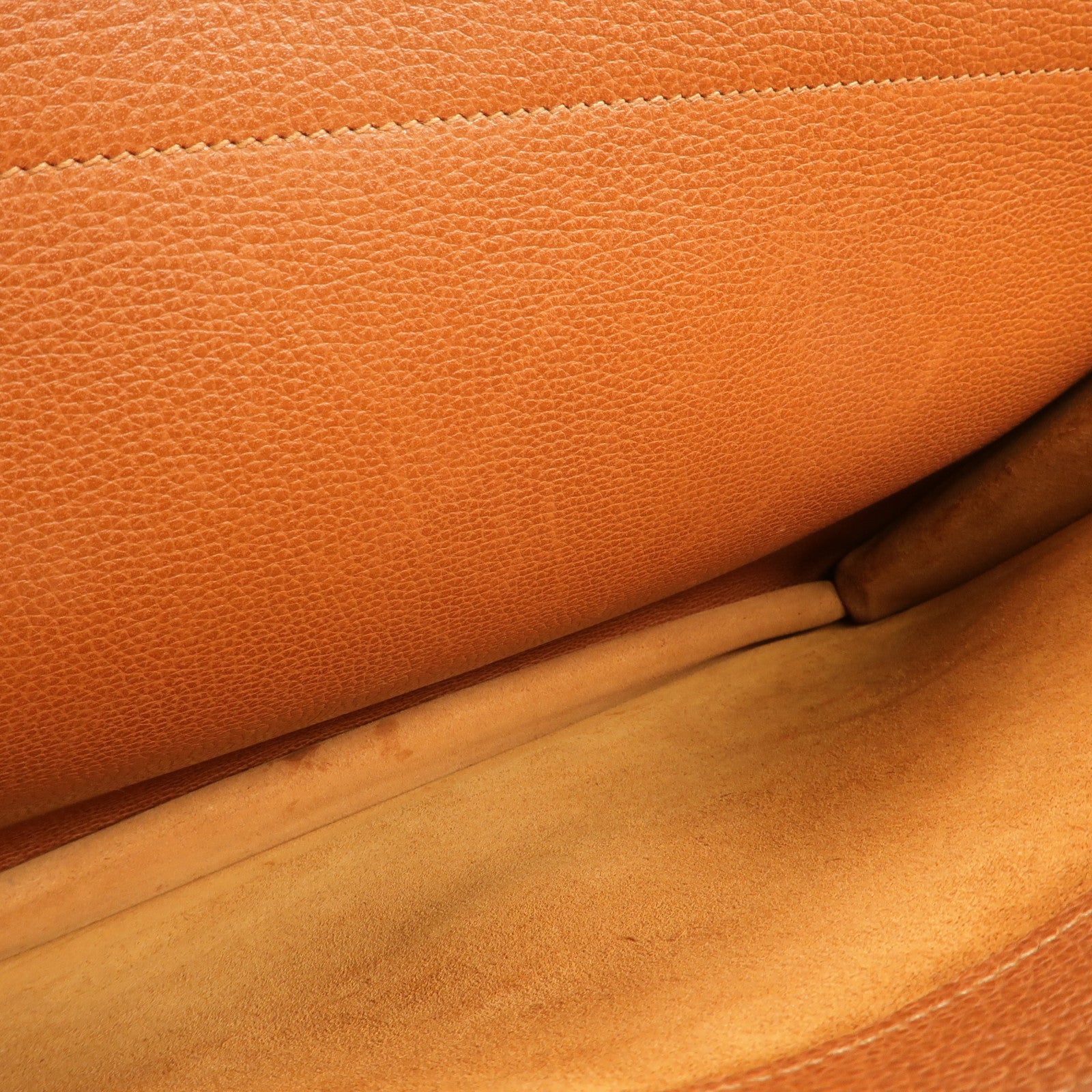 HERMES Togo皮革Sac A Depeches 38公事包Gold