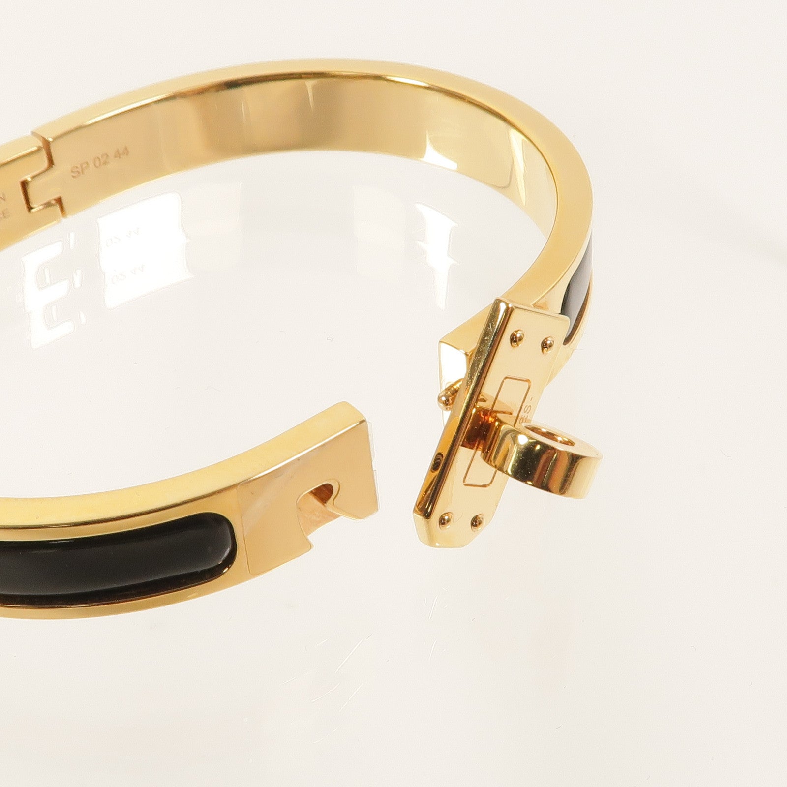 HERMES 金屬Mini Clic Kelly手鐲