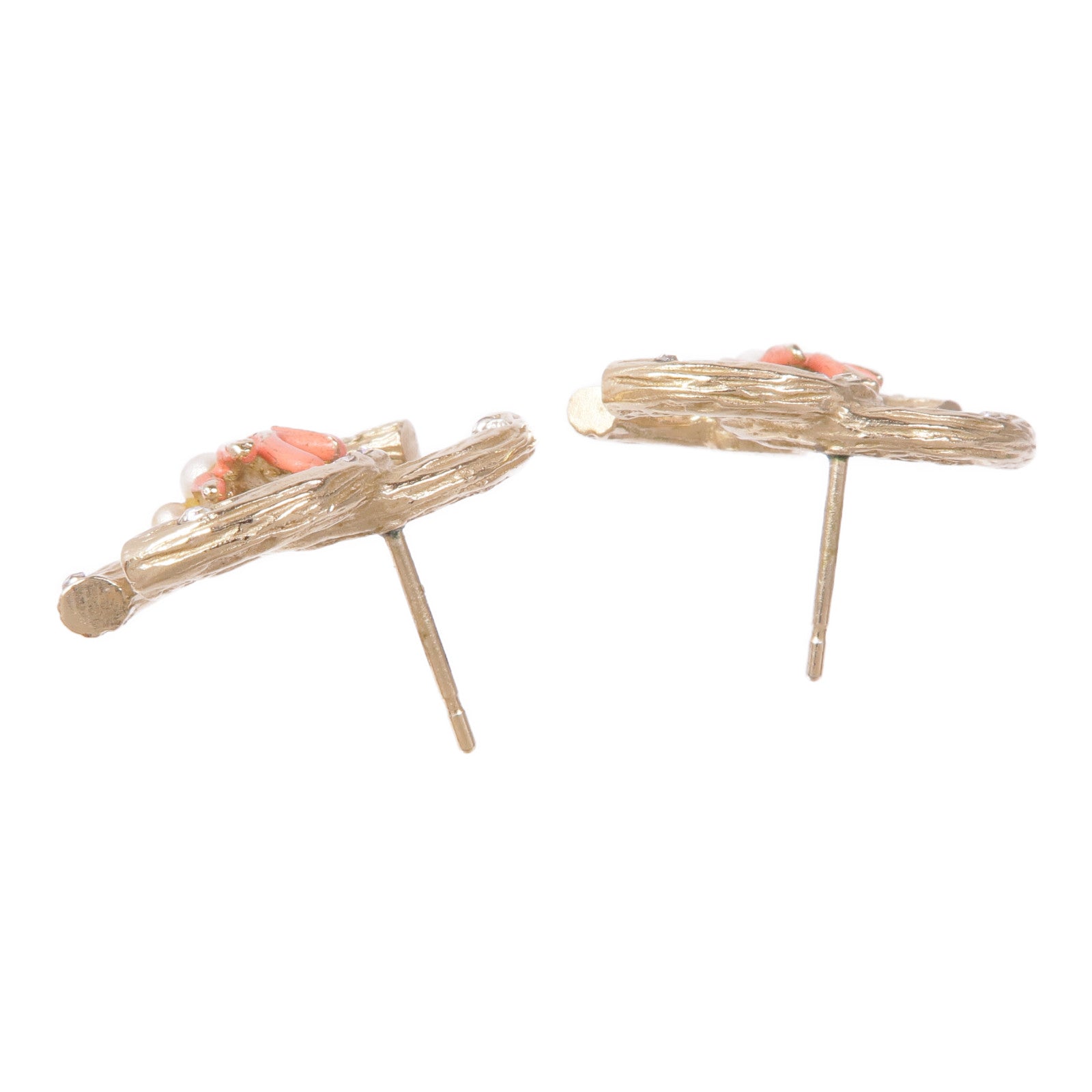 CHANEL 金屬CC Stud Earrings耳環