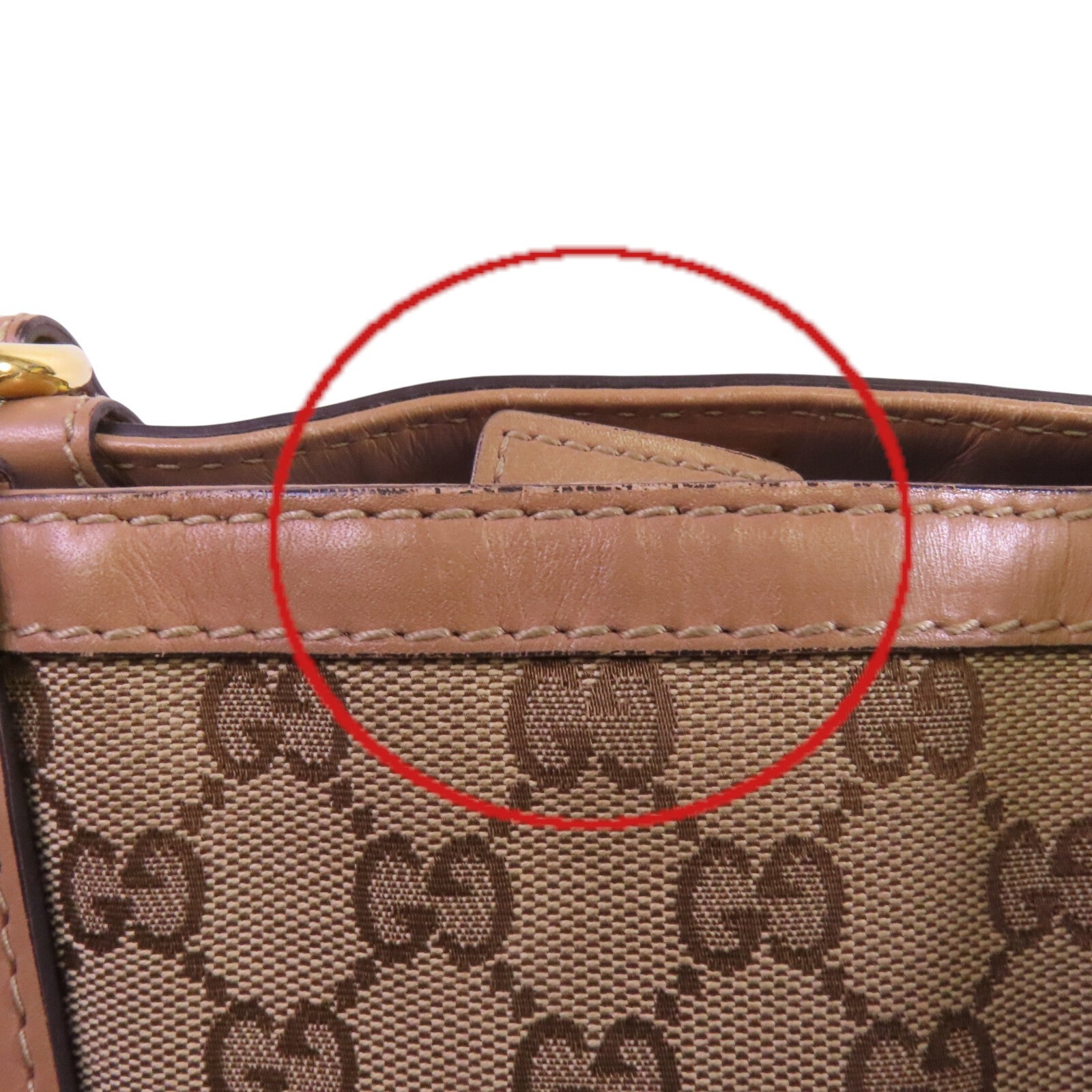GUCCI GG帆布 Scarlett Stud Interlocking G Tote金扣肩背袋