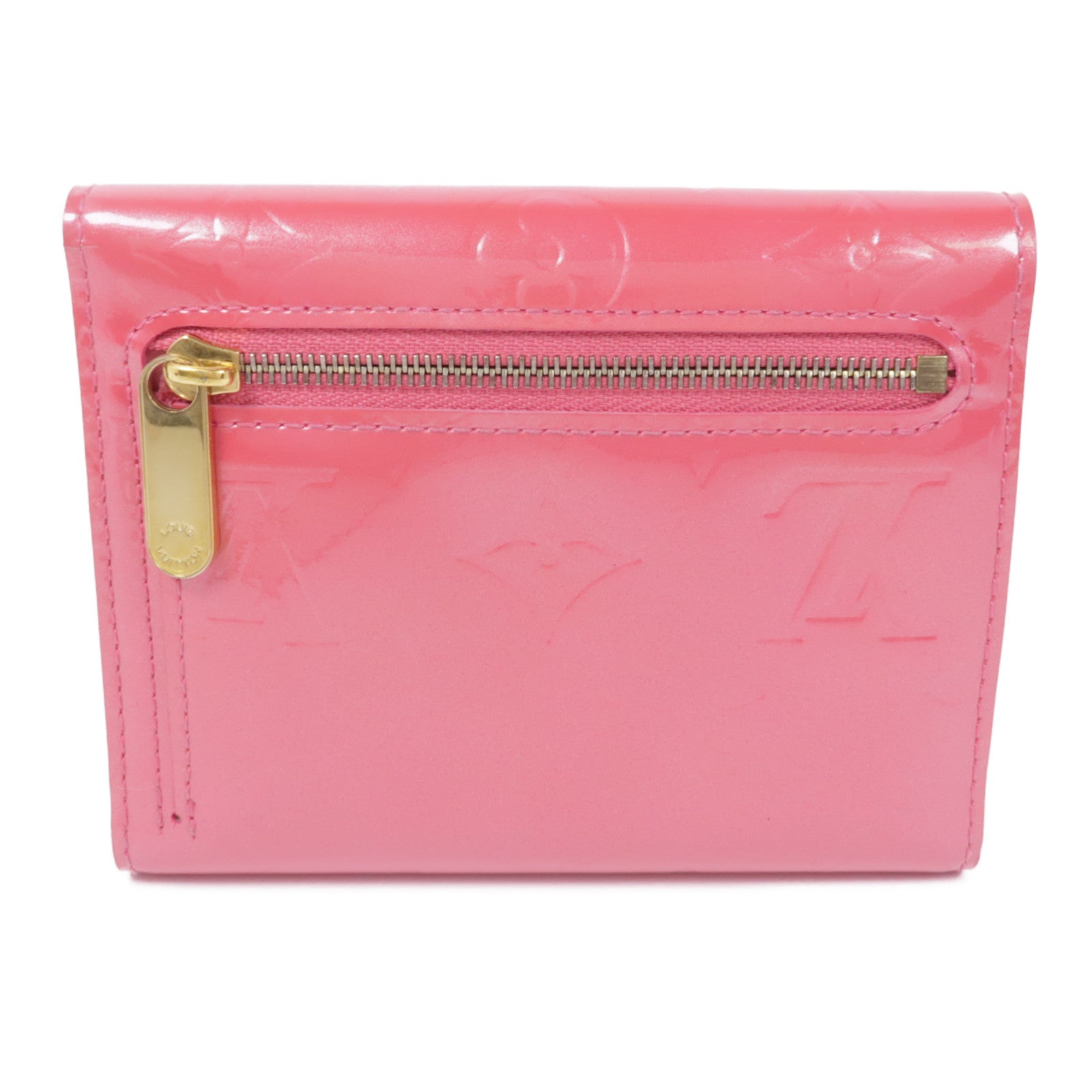 LOUIS VUITTON Monogram Vernis Wallet金扣錢包
