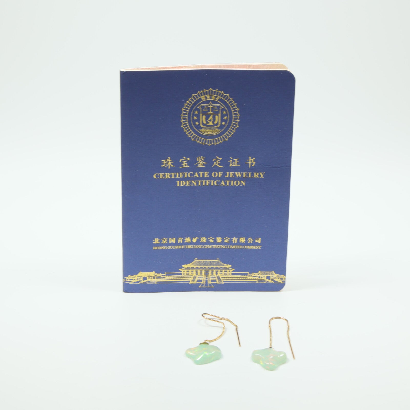 JEWELRY 鍍金Opal Earrings蛋白石耳環