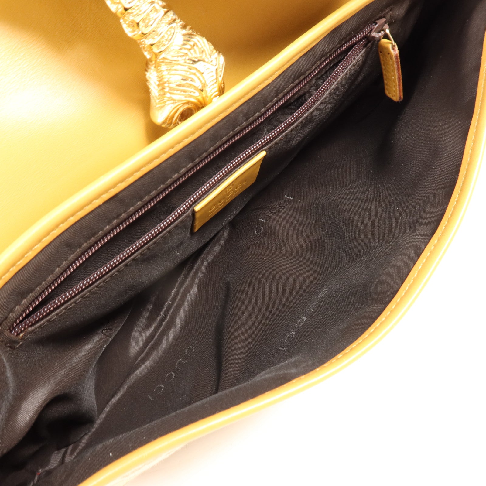 GUCCI 帆布Shoulder Bag金扣肩背袋