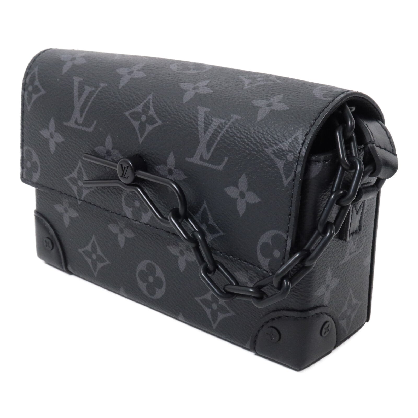 LOUIS VUITTON Monogram Eclipse Steamer Wearable Wallet肩背袋