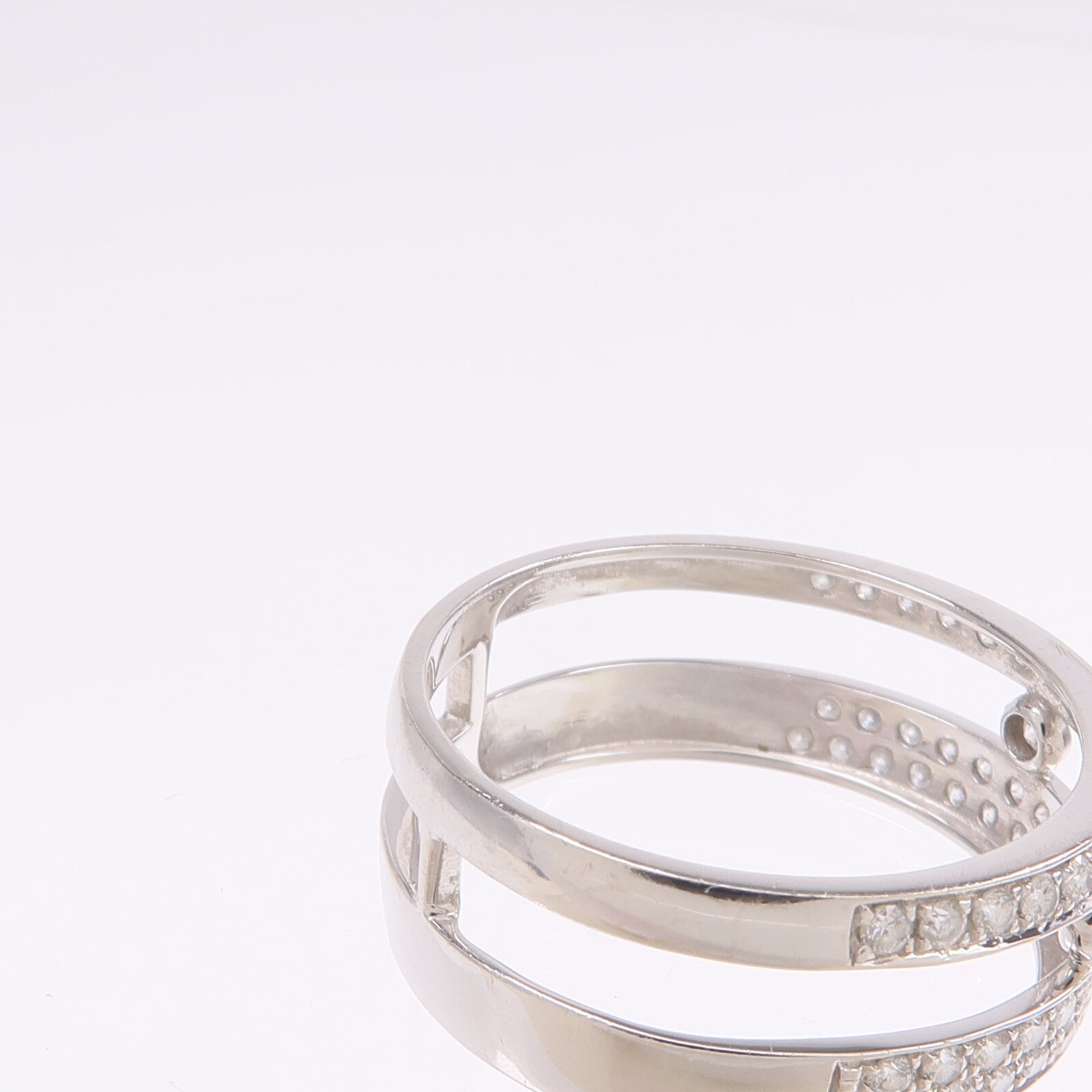 JEWELRY 18K白金Diamond Ring鑽石戒指US#6.75