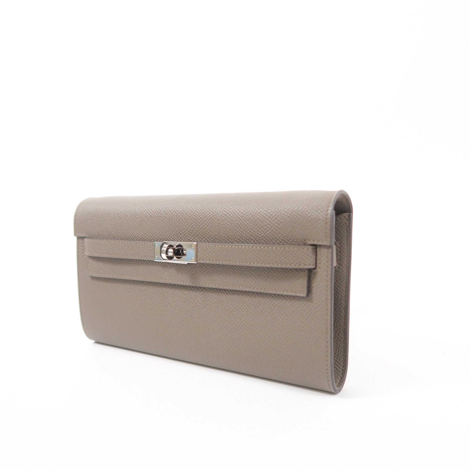 HERMES Epsom皮革Kelly To Go肩背袋Etain