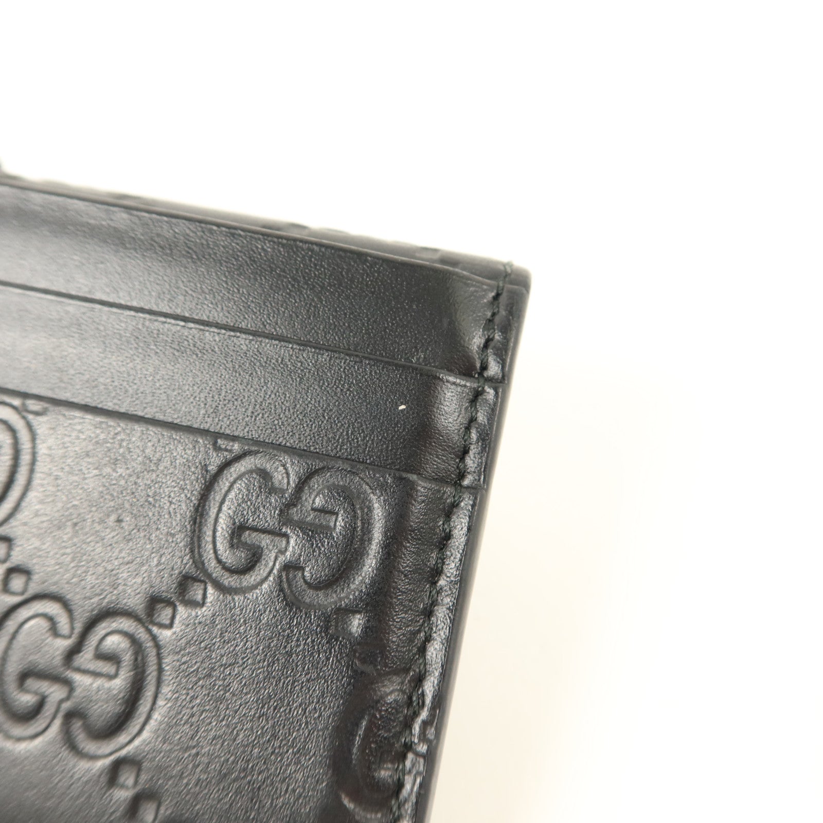 GUCCI 牛皮皮革Signature Card Case卡片套