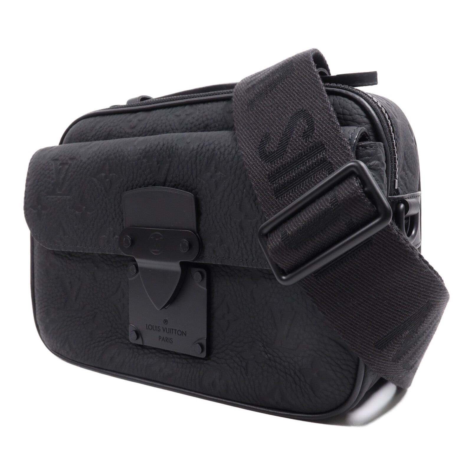 LOUIS VUITTON Monogram Taurillon S Lock肩背袋