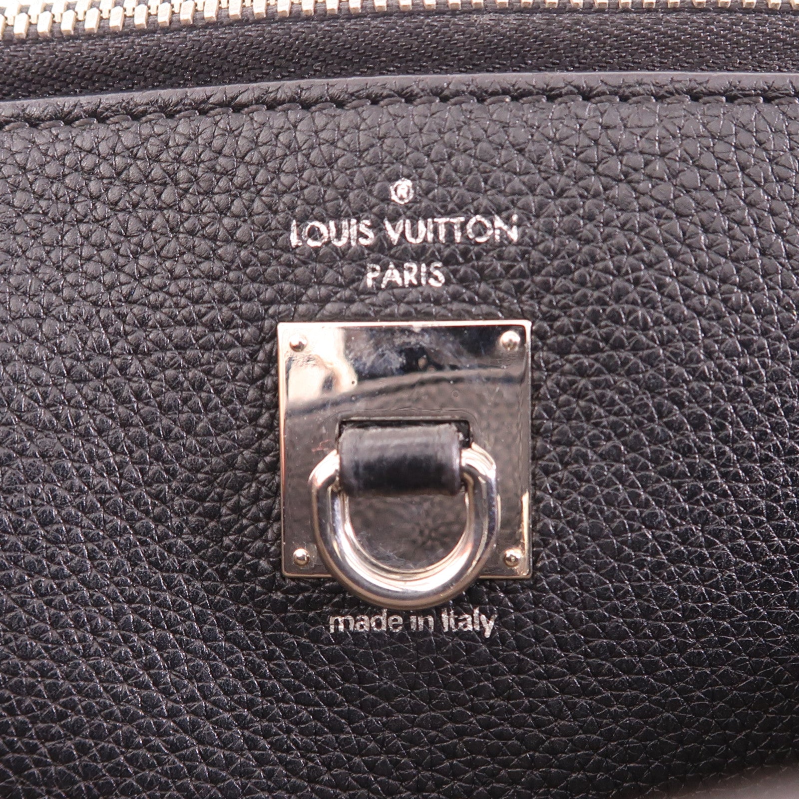 LOUIS VUITTON 【激減優惠】Taurillon City Steamer MM銀扣手挽肩背兩用袋