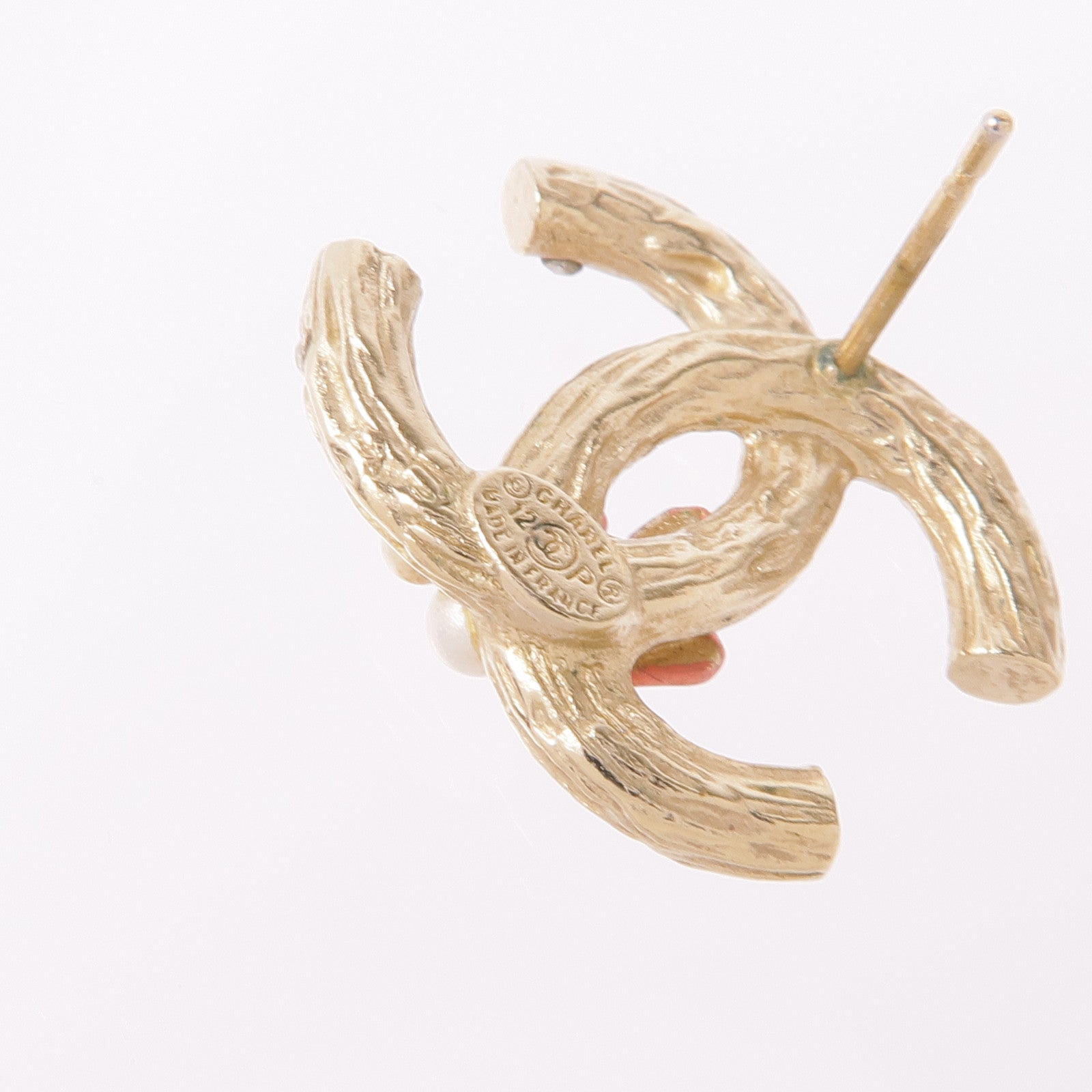 CHANEL 金屬CC Stud Earrings耳環