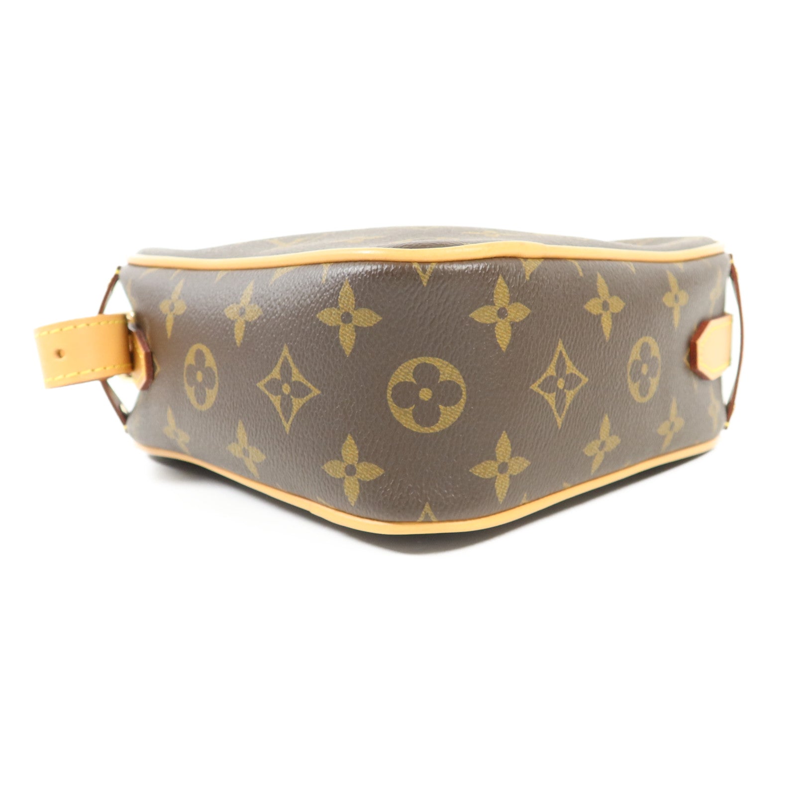 LOUIS VUITTON Monogram Game On Coeur金扣肩背袋棕色