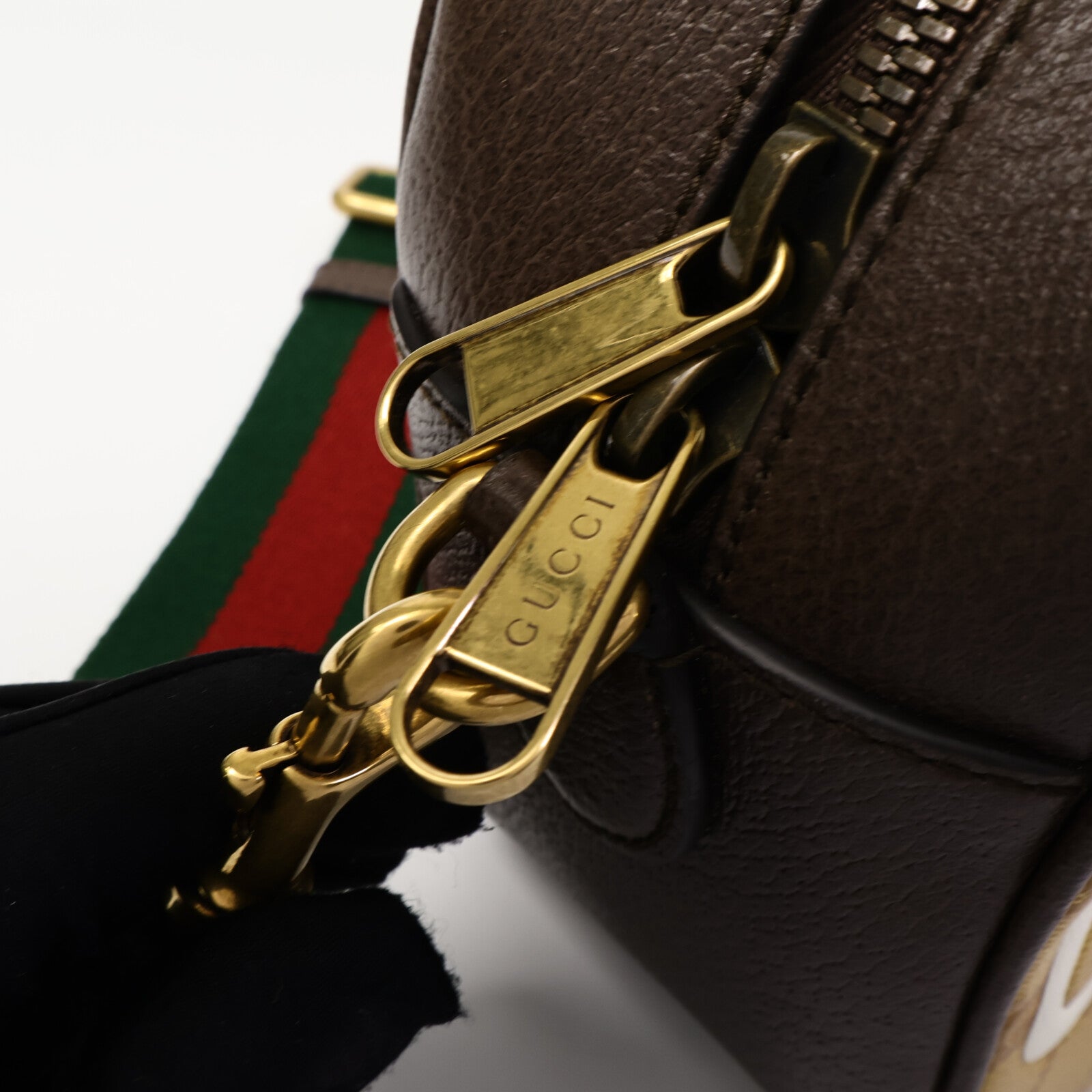 GUCCI 塗層帆布GUCCIxadidas GG Crystal肩背袋