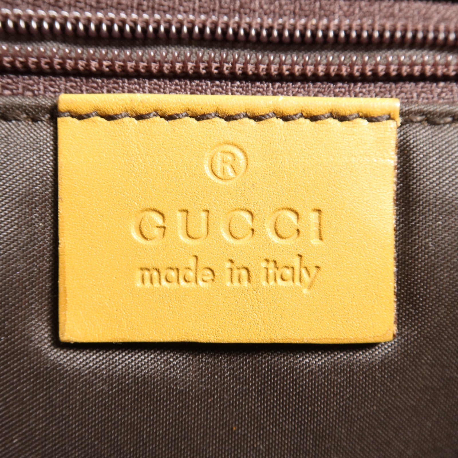 GUCCI 帆布Shoulder Bag金扣肩背袋