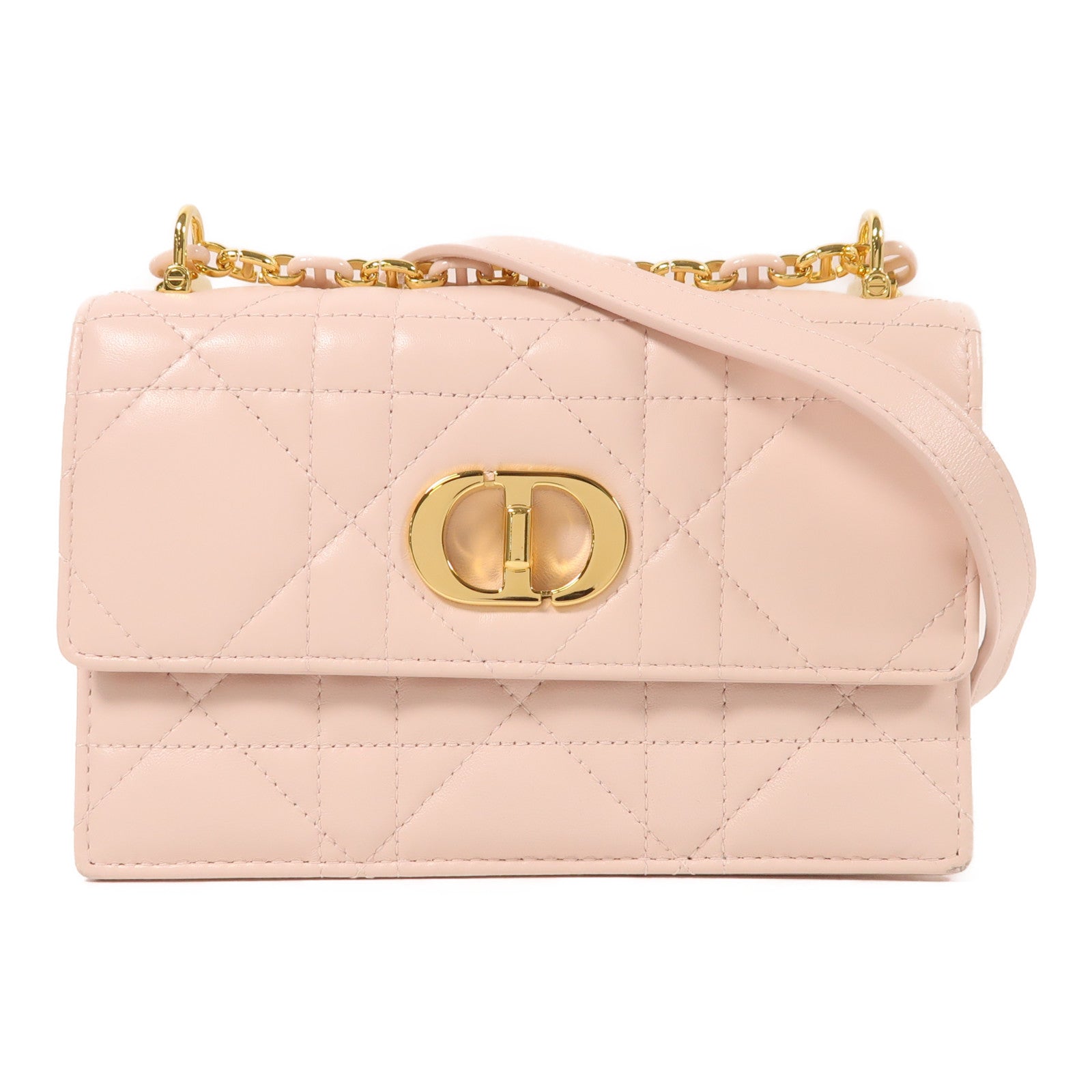 Dior 羊皮皮革Miss Caro金扣鏈帶肩背袋