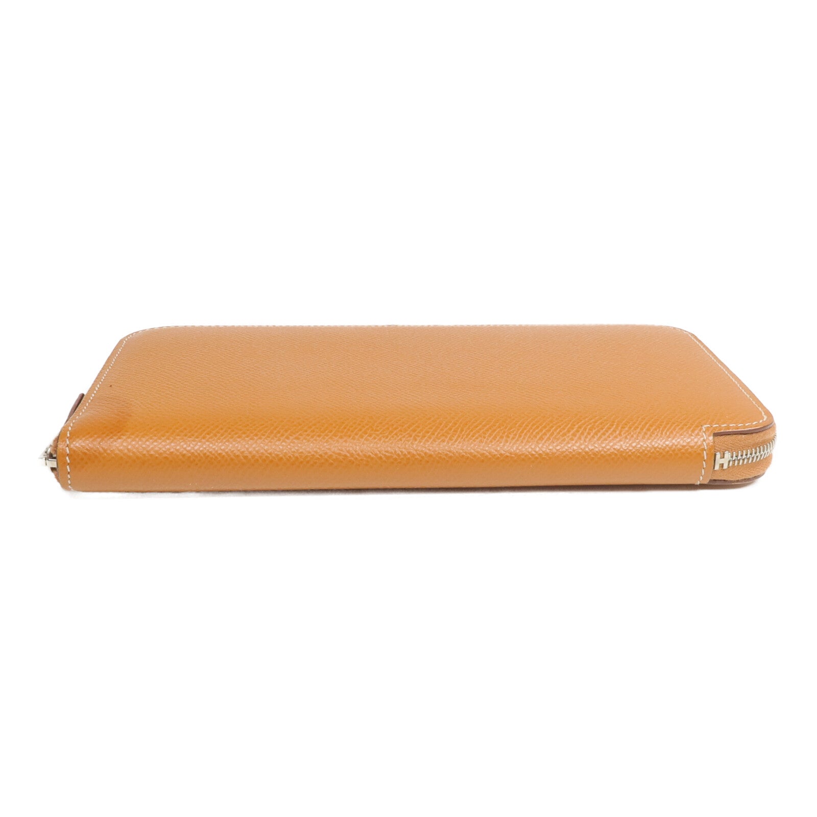 HERMES Epsom皮革Silk'In Long Wallet長錢包Gold