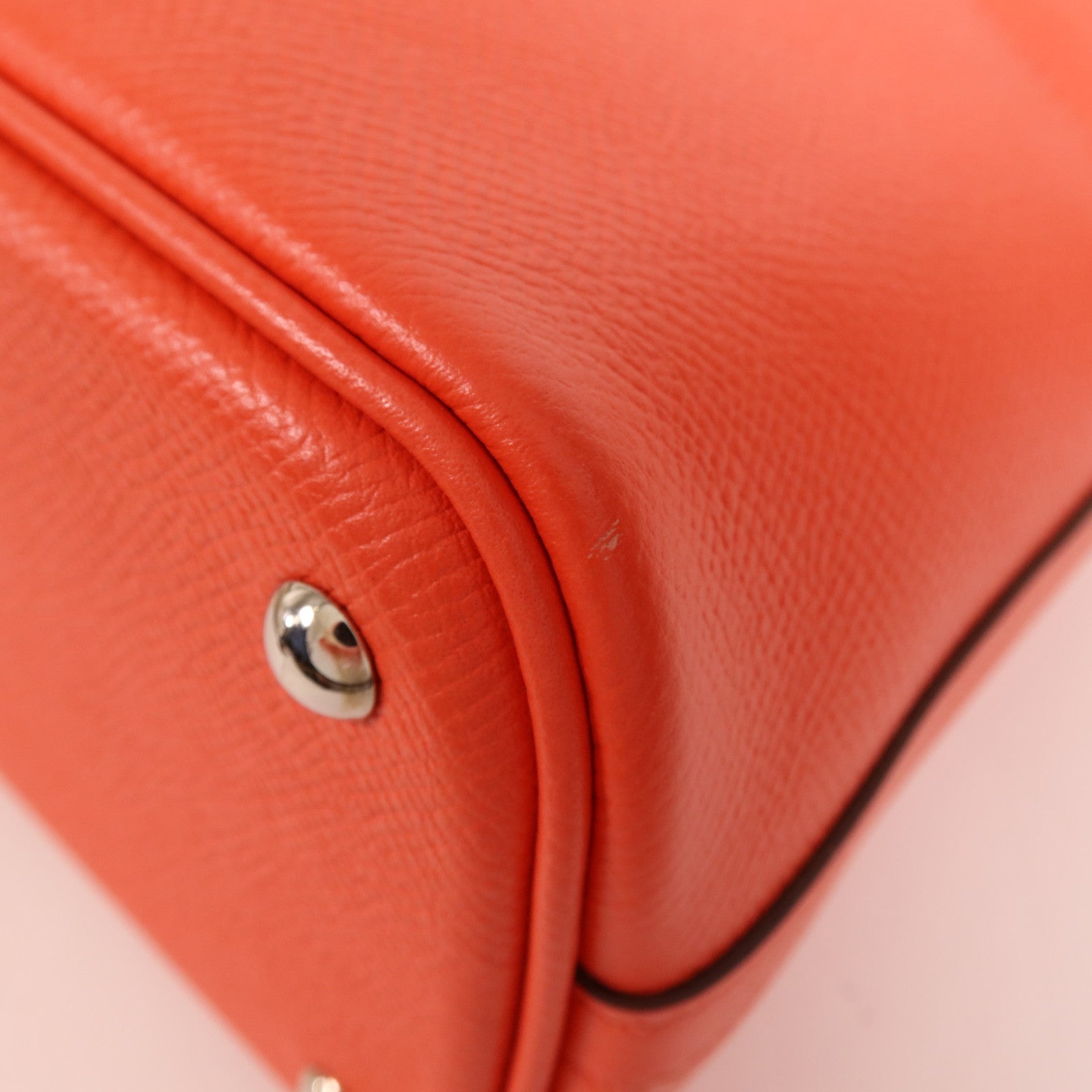 HERMES Epsom皮革Bolide 27銀扣手挽肩背兩用袋Capucine