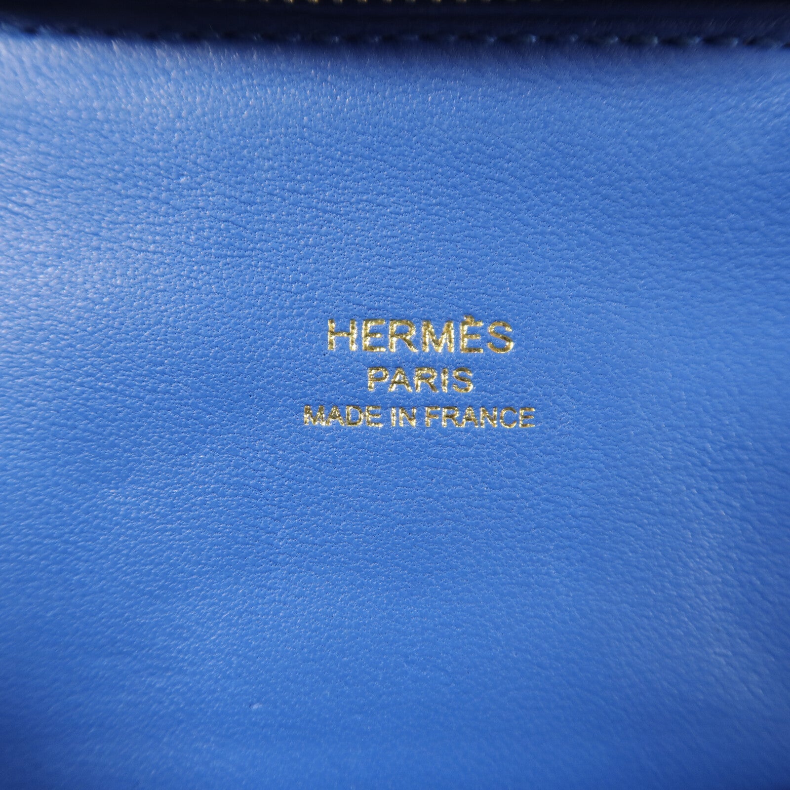 HERMES Evercolor皮革Bolide Mini手挽肩背兩用袋Bleu Zanzibar