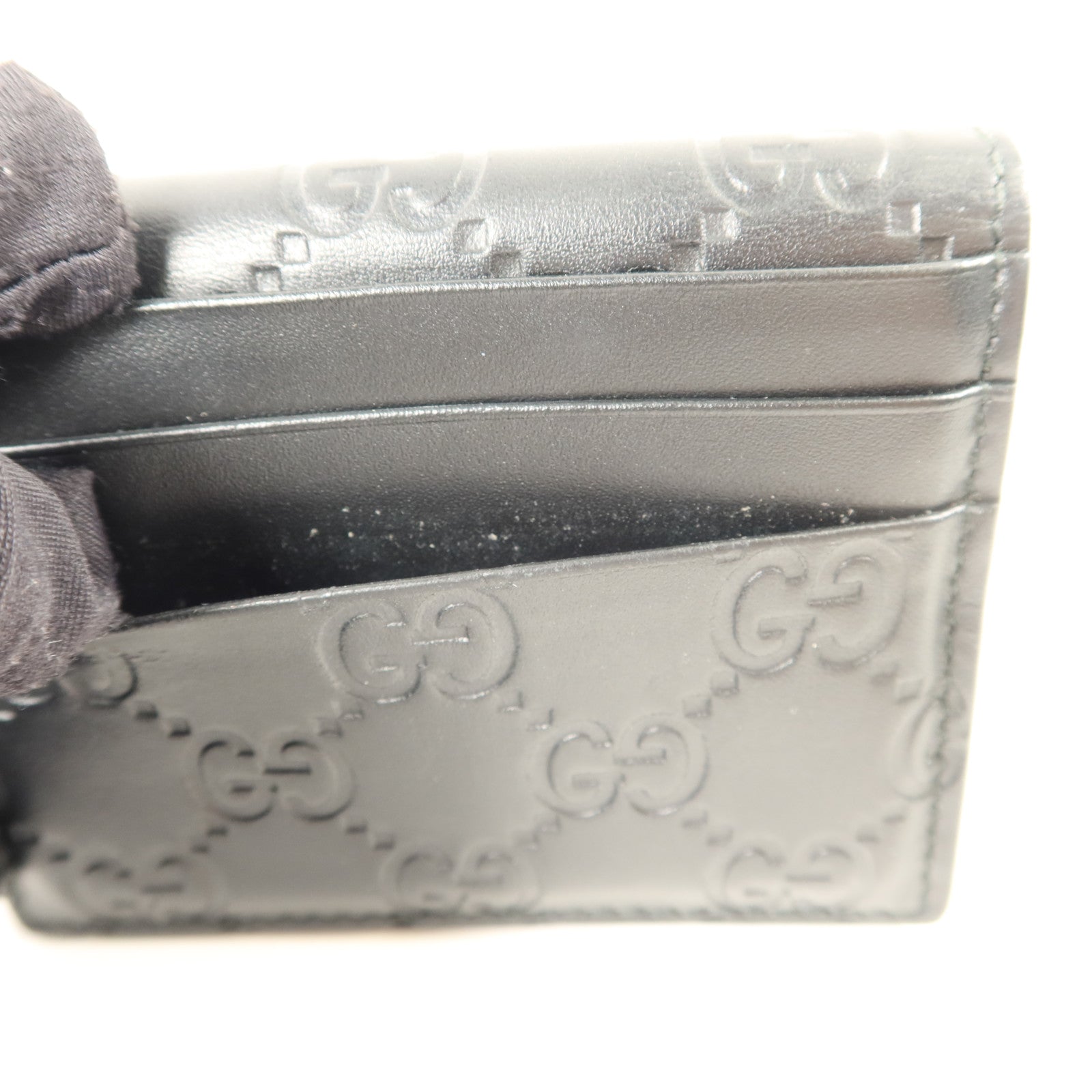 GUCCI 牛皮皮革Signature Card Case卡片套