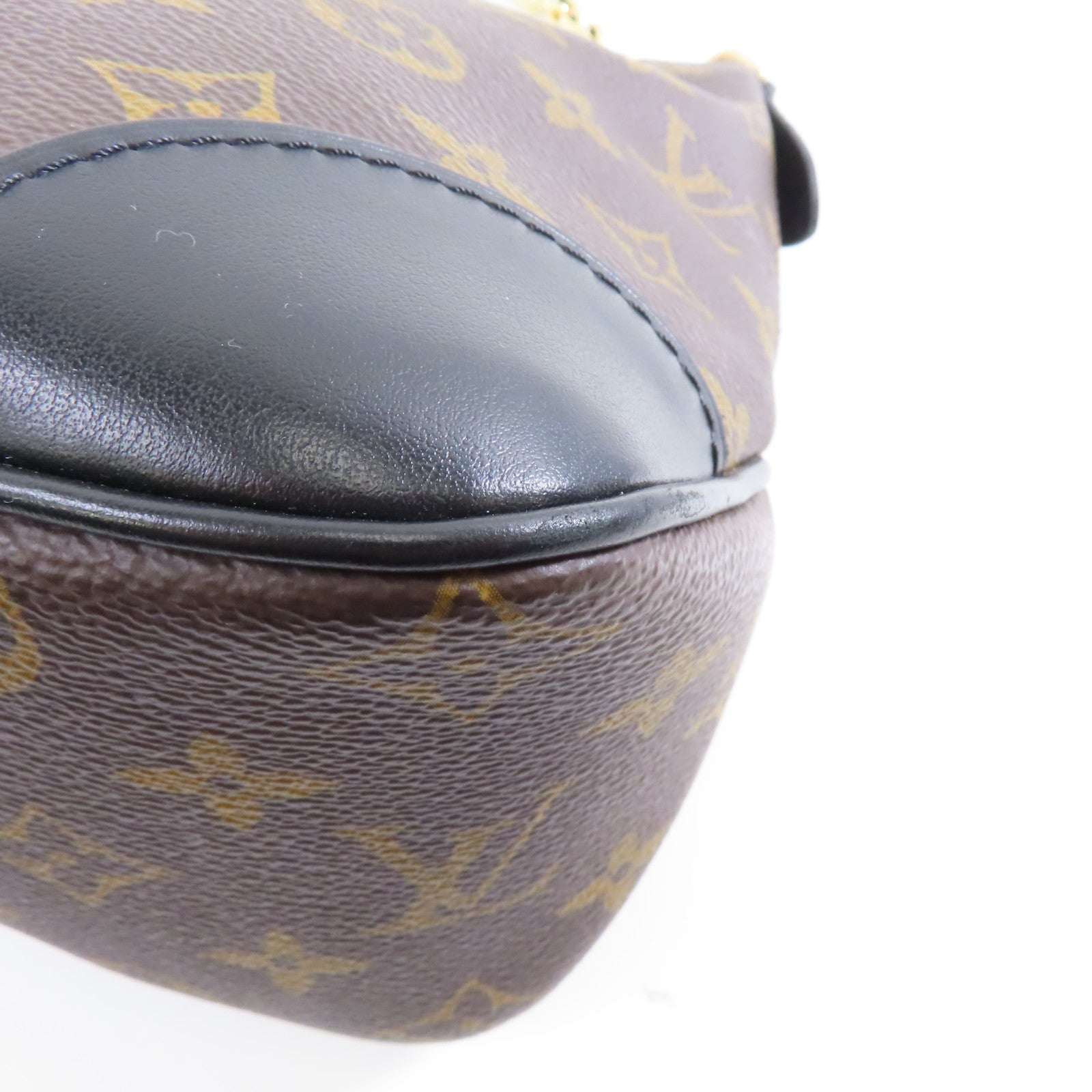 LOUIS VUITTON Monogram Boulogne金扣手挽肩背兩用袋棕色