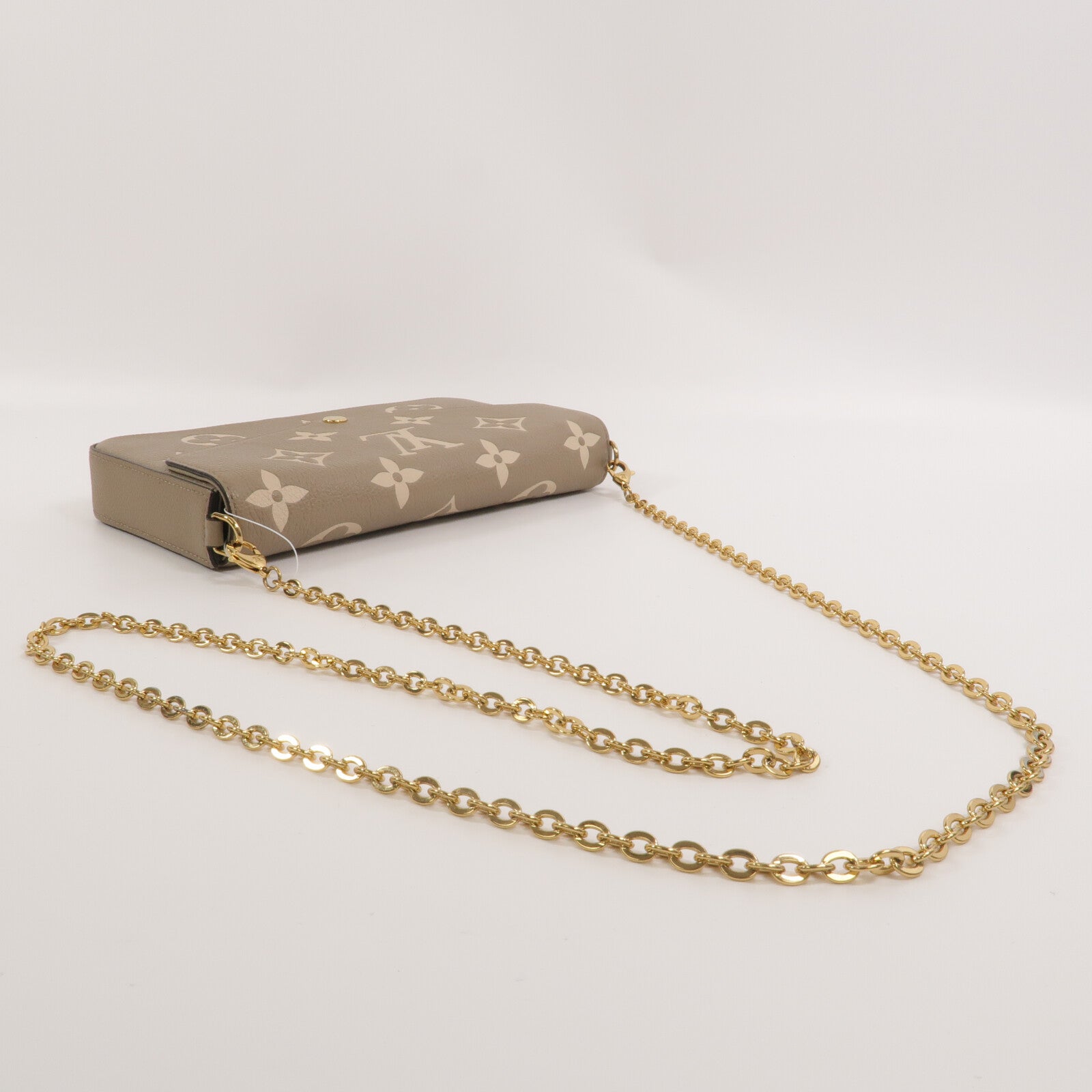 LOUIS VUITTON Monogram Empreinte Pochette Felicie鏈帶肩背袋