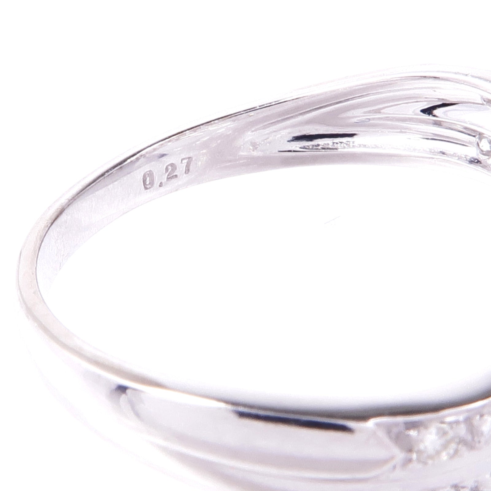 JEWELRY 18K白金Diamond Ring鑽石戒指US#6.25