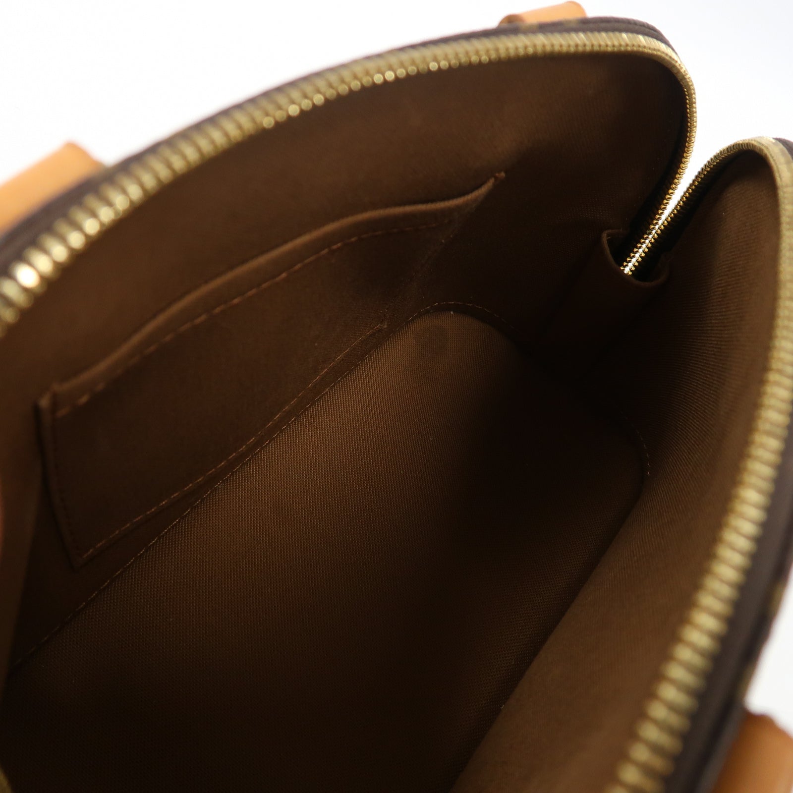 LOUIS VUITTON Monogram Alma BB金扣手挽肩背兩用袋啡色