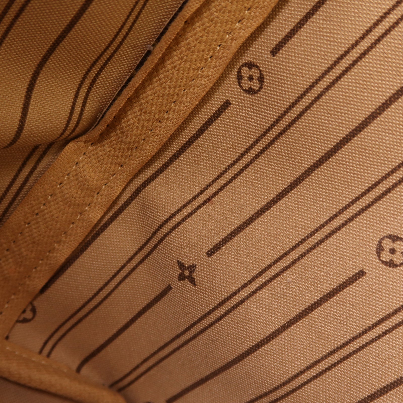 LOUIS VUITTON Monogram Neverfull MM金扣手挽袋
