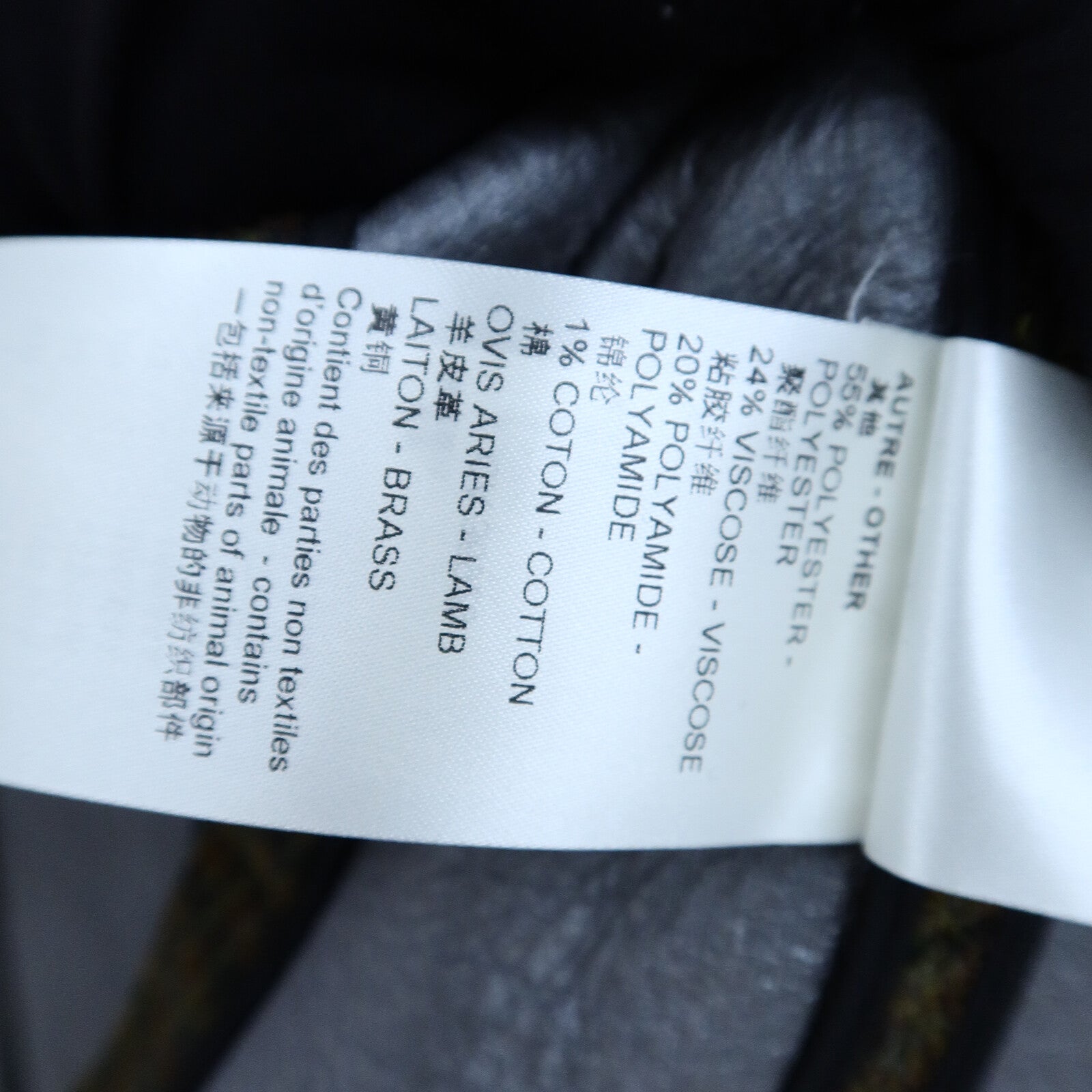 LOUIS VUITTON Wool/Polyurethane Jacket Blazer外套