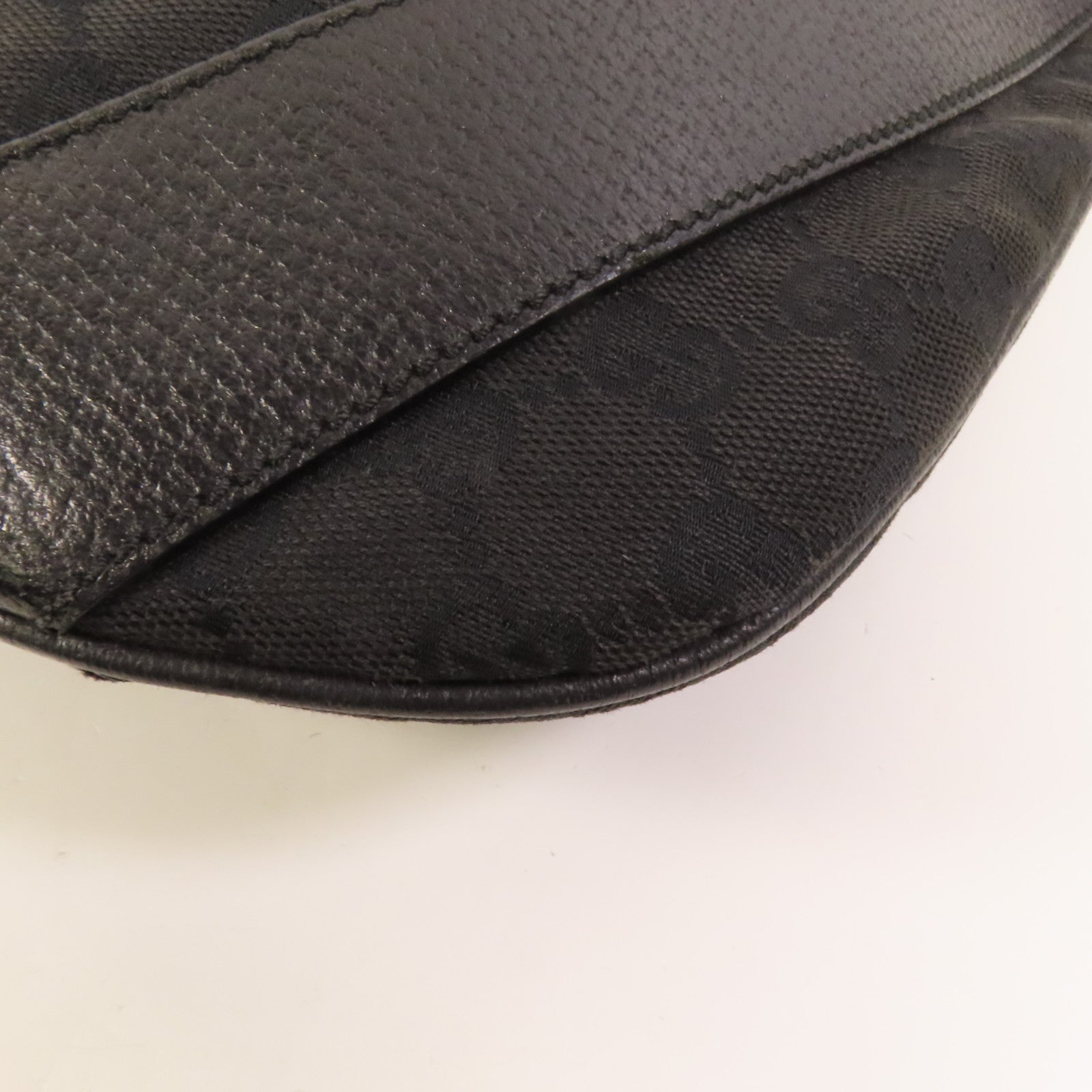 GUCCI 帆布GG Shoulder Bag銀扣肩背袋