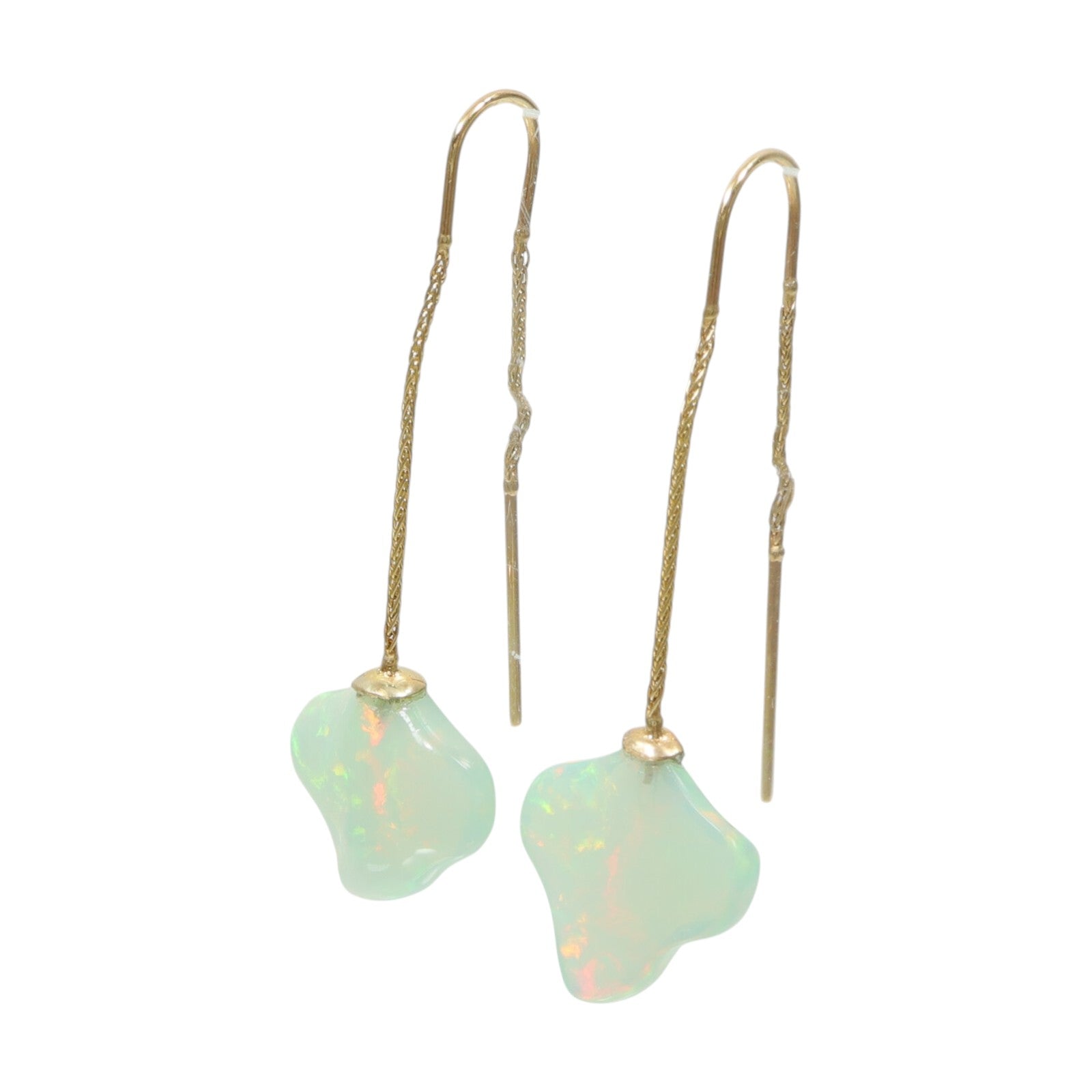 JEWELRY 鍍金Opal Earrings蛋白石耳環