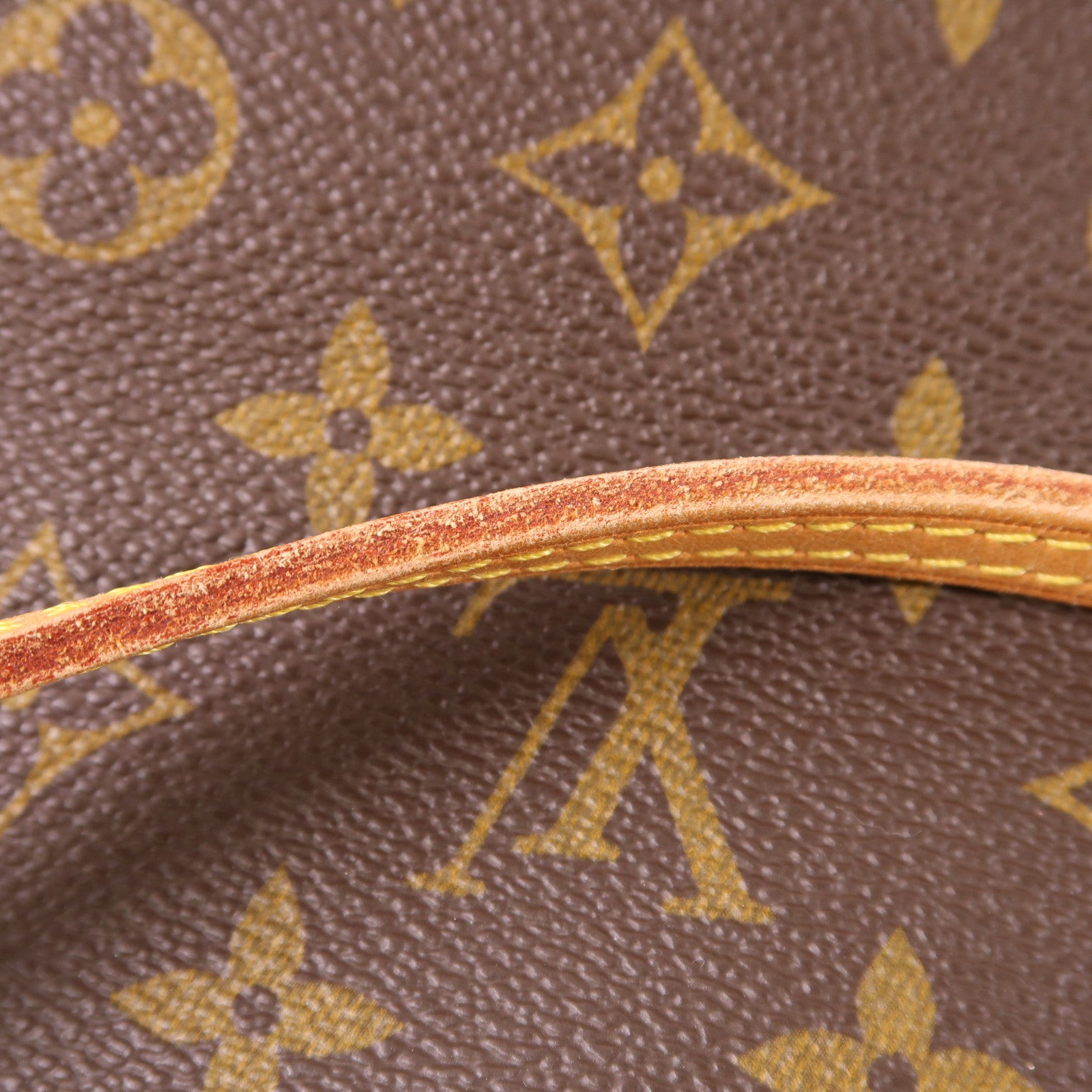 LOUIS VUITTON Monogram Neverfull MM金扣手挽袋