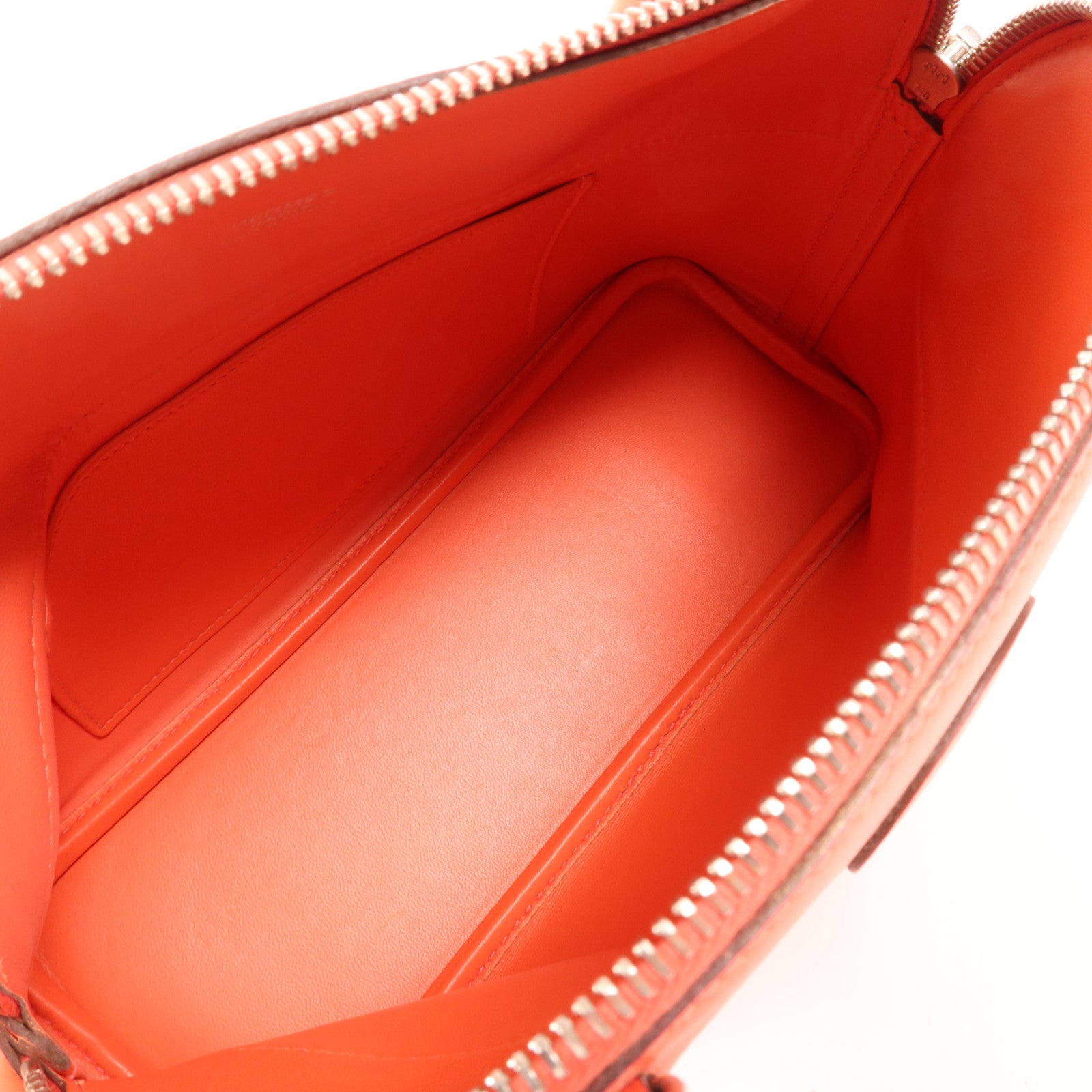 HERMES Epsom皮革Bolide 27銀扣手挽肩背兩用袋Capucine