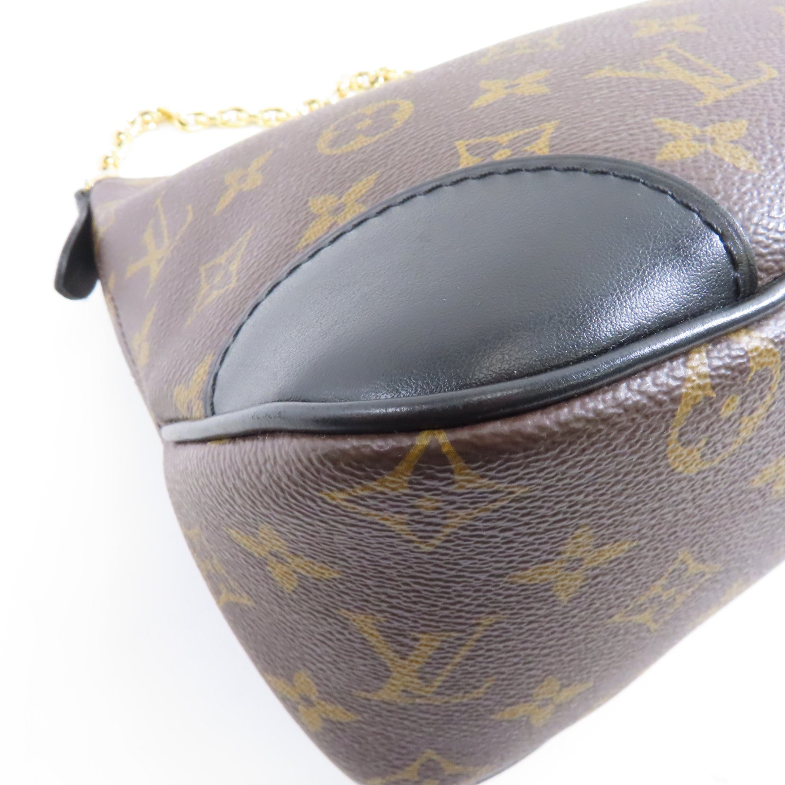 LOUIS VUITTON Monogram Boulogne金扣手挽肩背兩用袋棕色