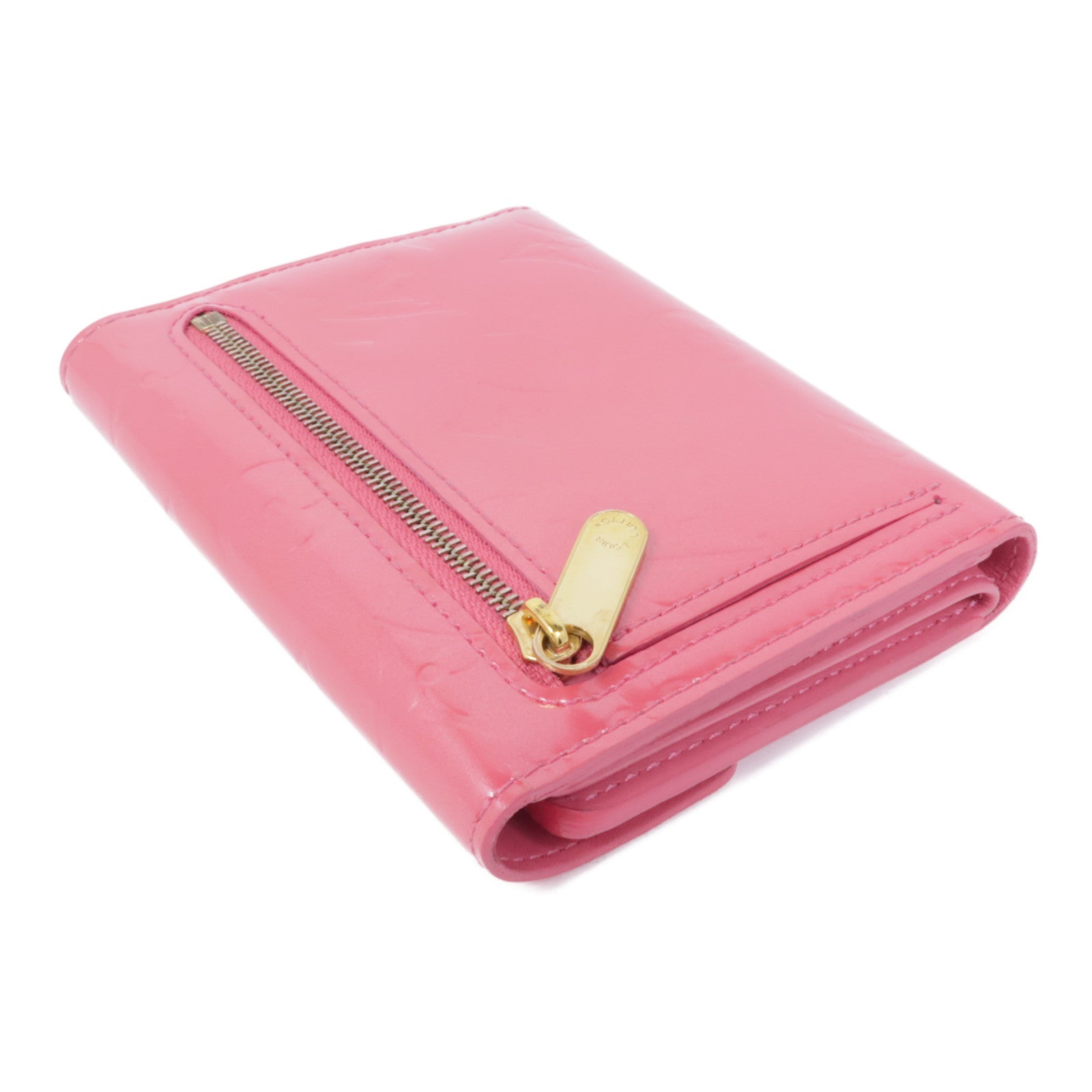 LOUIS VUITTON Monogram Vernis Wallet金扣錢包