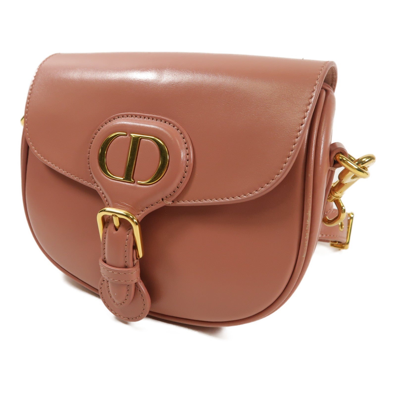 Dior 牛皮皮革Bobby金扣肩背袋