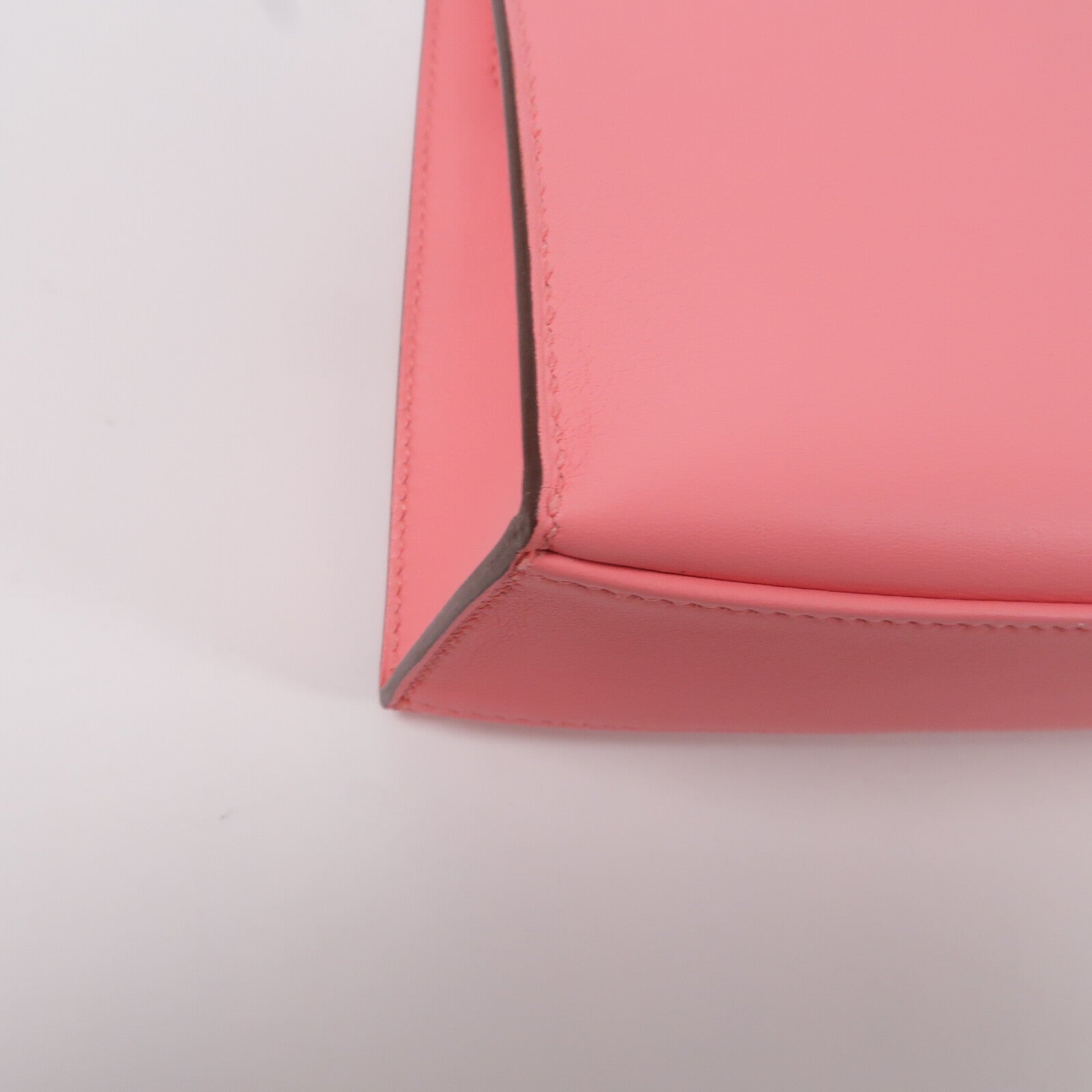 HERMES Swift皮革Kelly Pochette手挽袋Rose Azalee