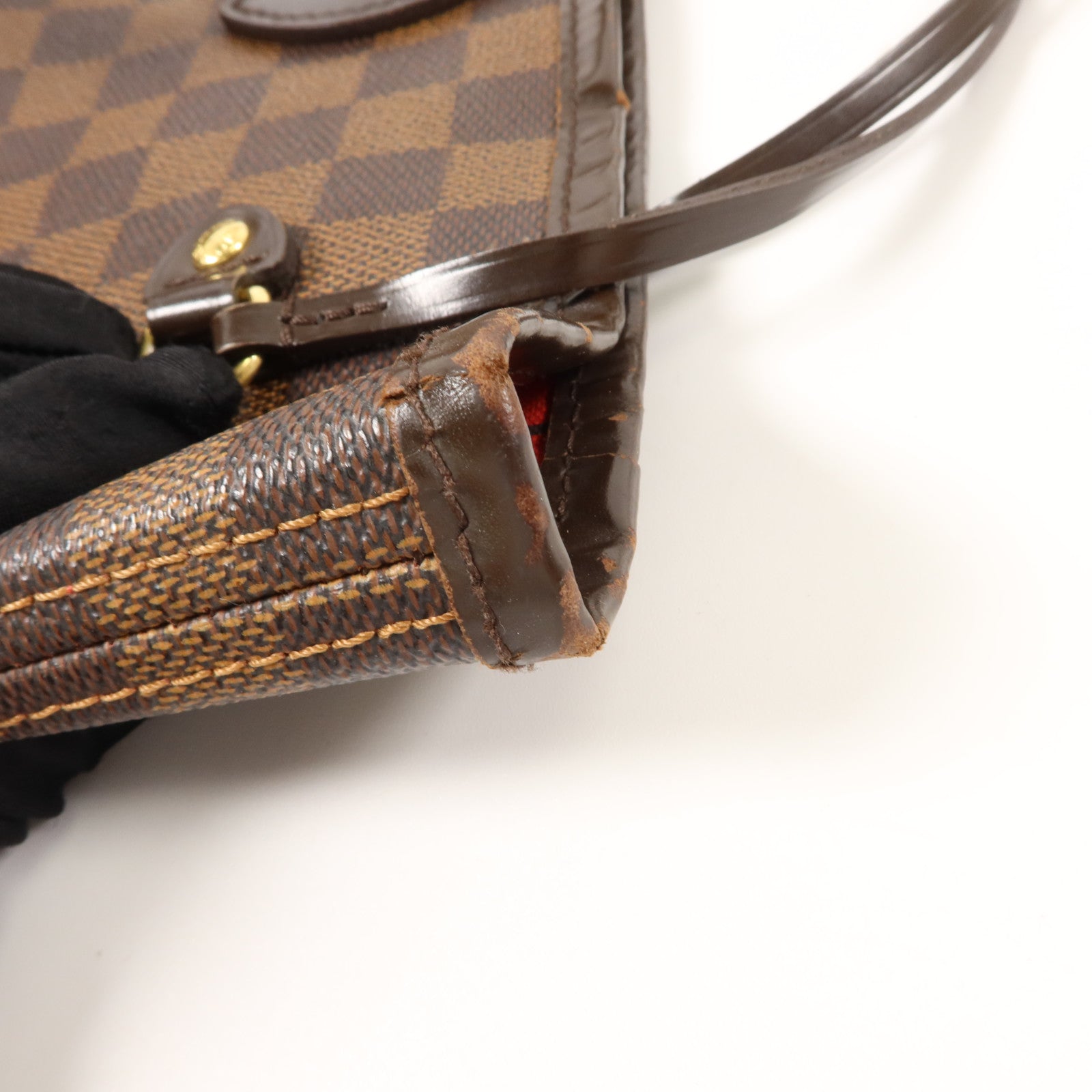 LOUIS VUITTON Damier Neverfull MM肩背袋