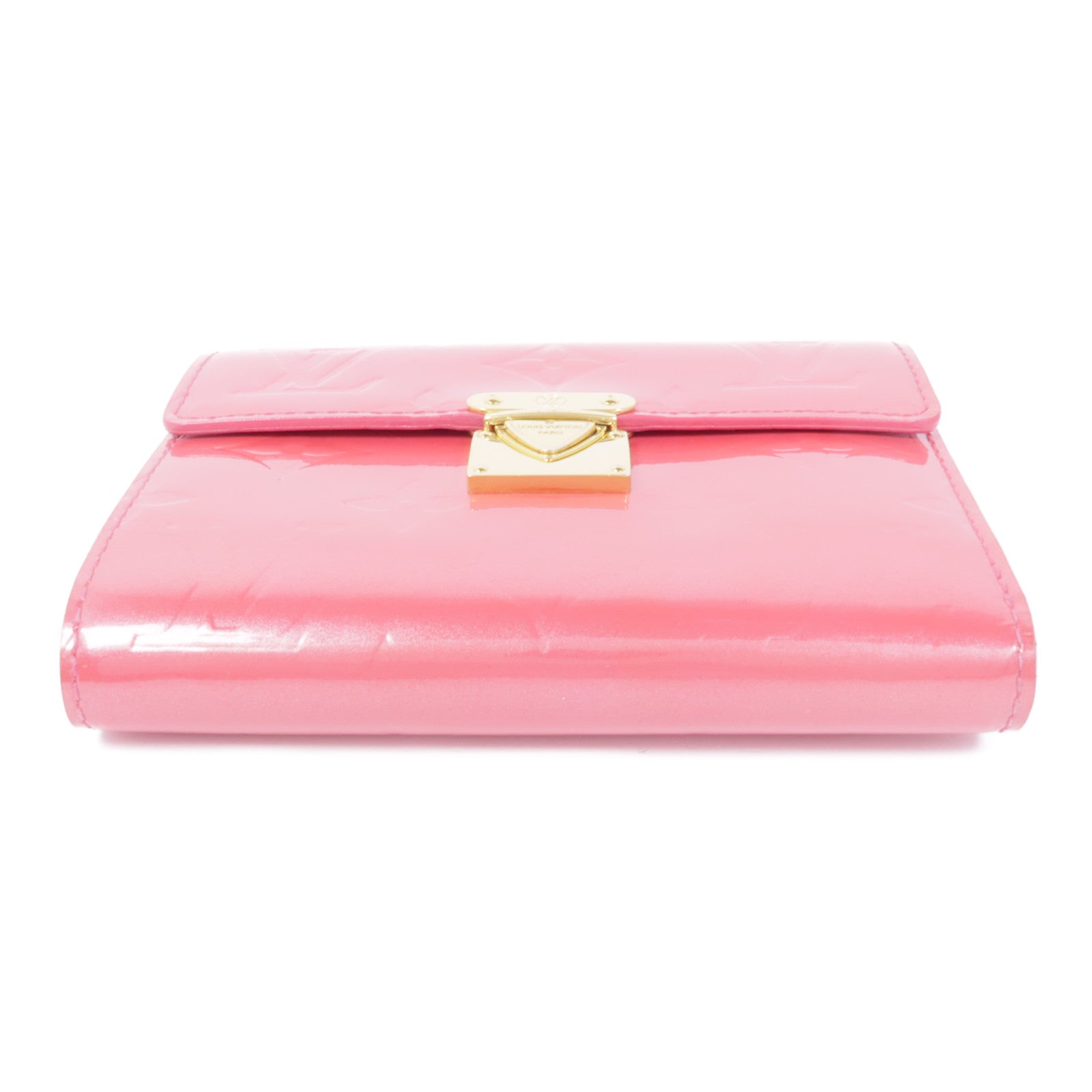 LOUIS VUITTON Monogram Vernis Wallet金扣錢包