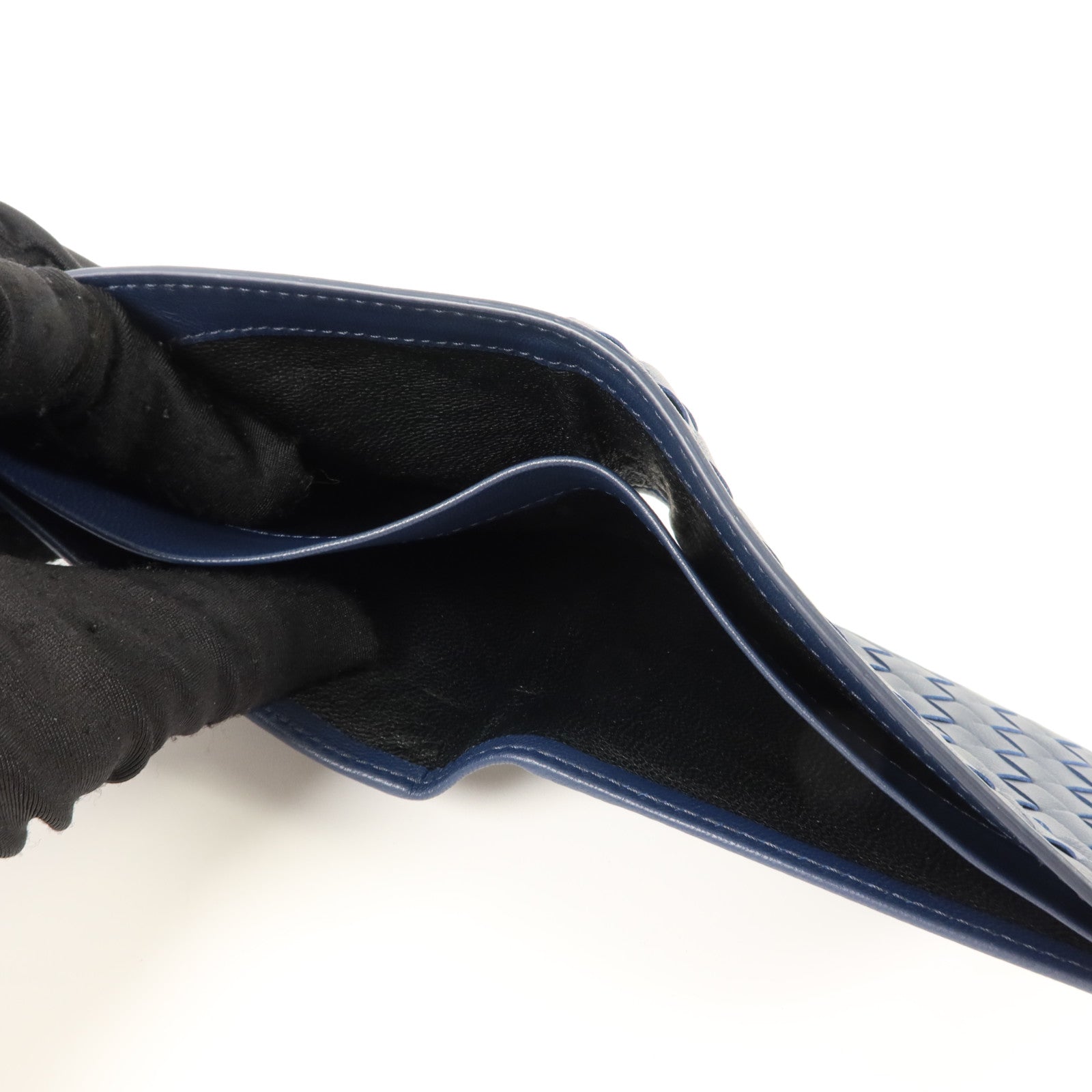 BOTTEGA VENETA 織紋皮革Bifold Wallet錢包