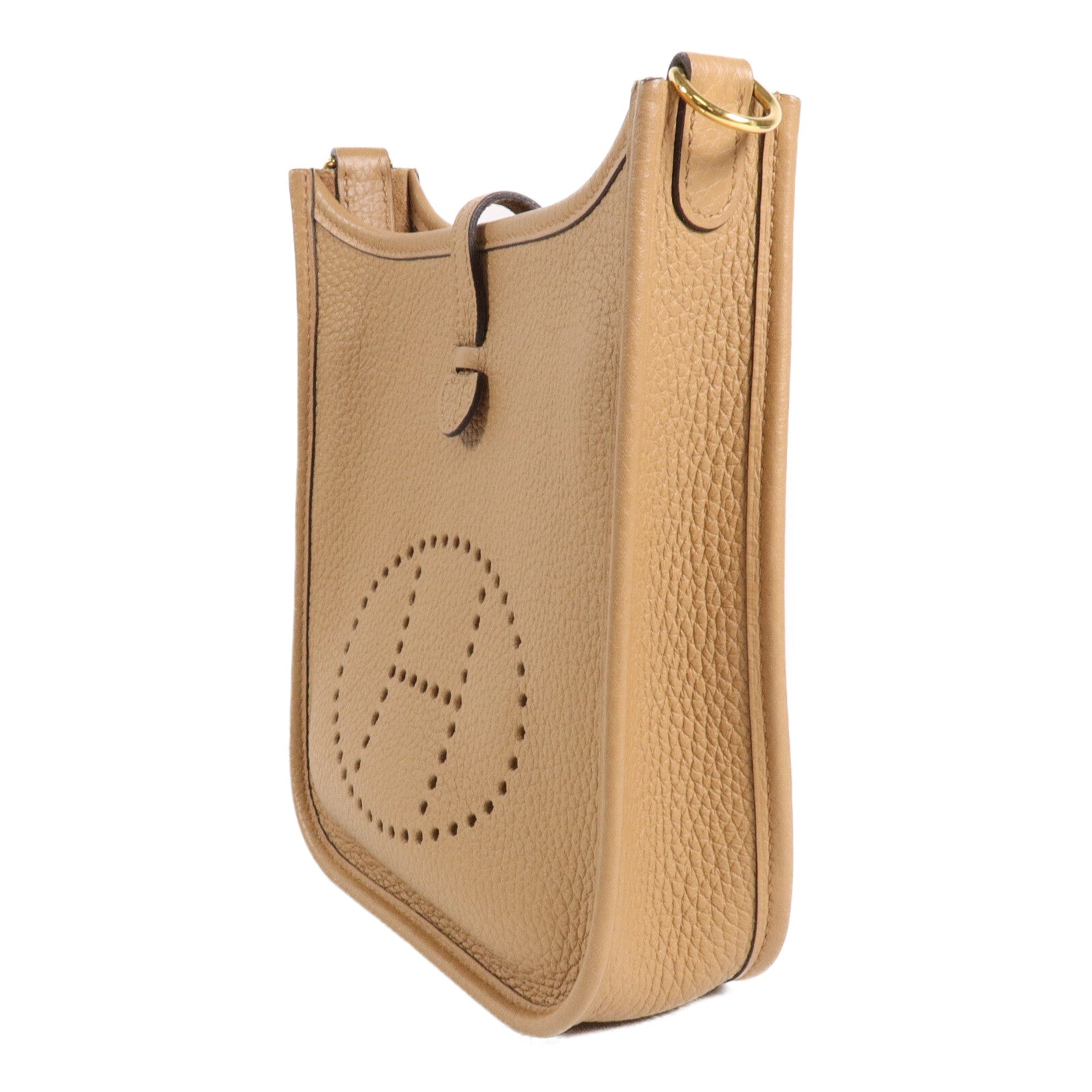 HERMES Clemence皮革Evelyne TPM肩背袋Chai