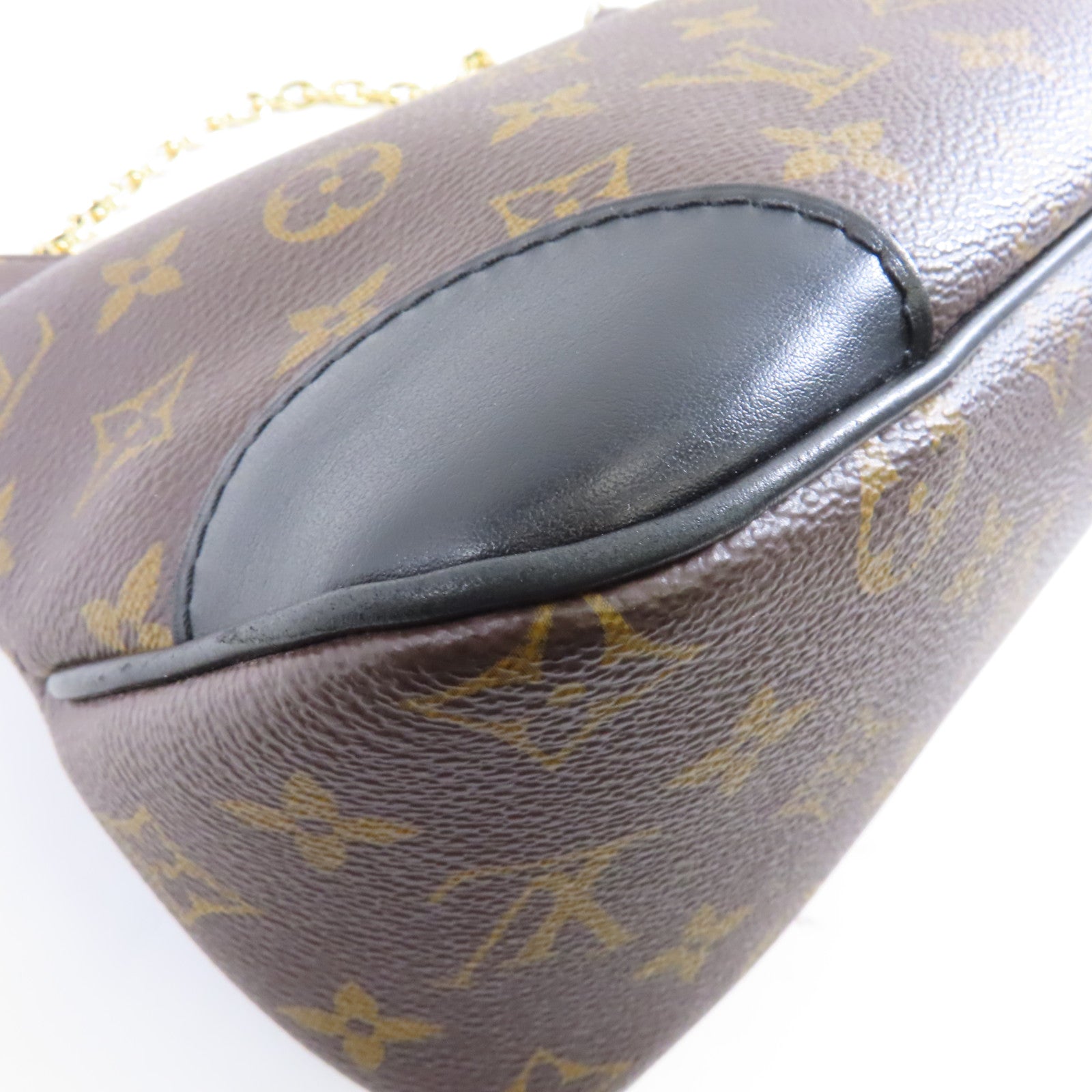 LOUIS VUITTON Monogram Boulogne金扣手挽肩背兩用袋棕色