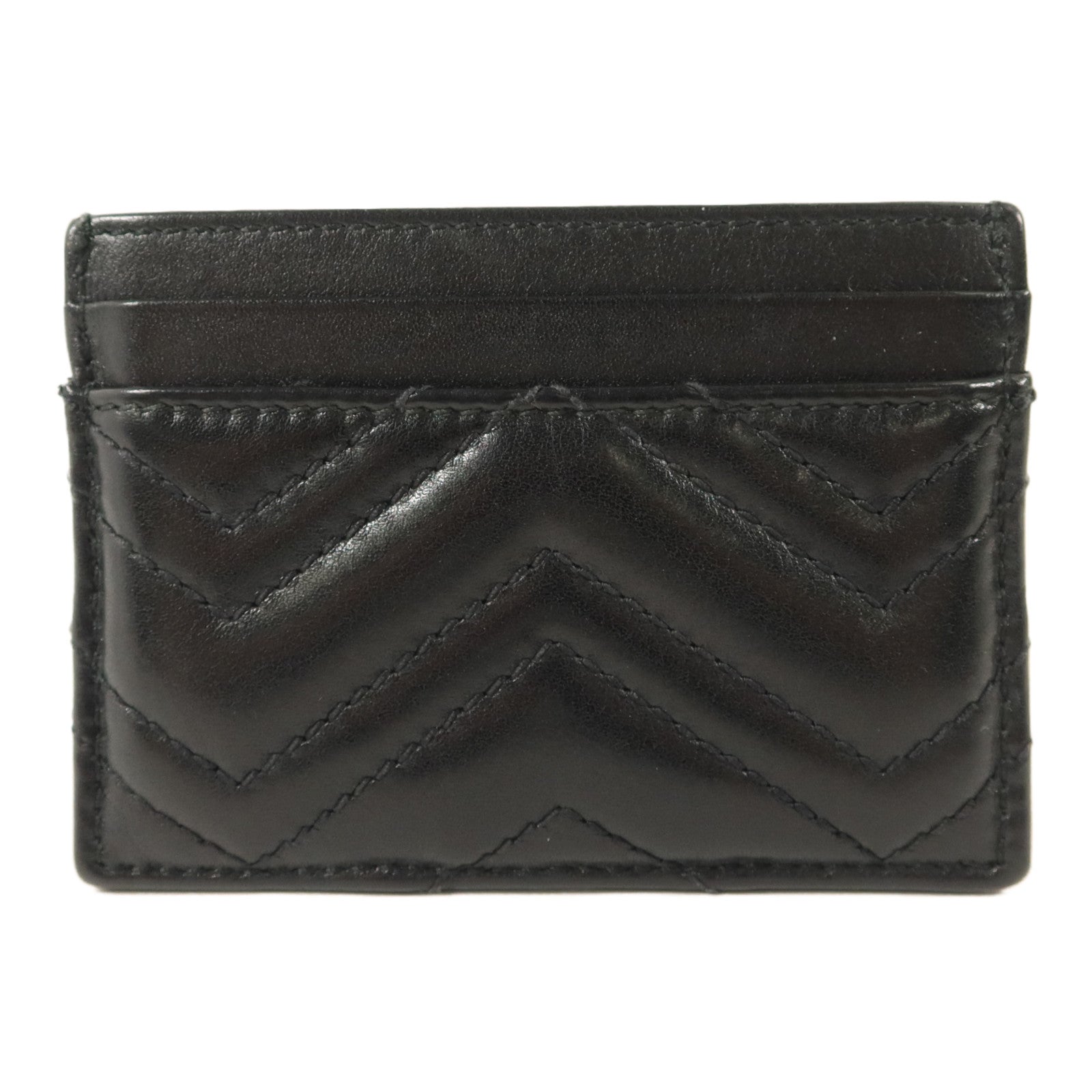 GUCCI 牛皮皮革GG Marmont Card Case卡片套